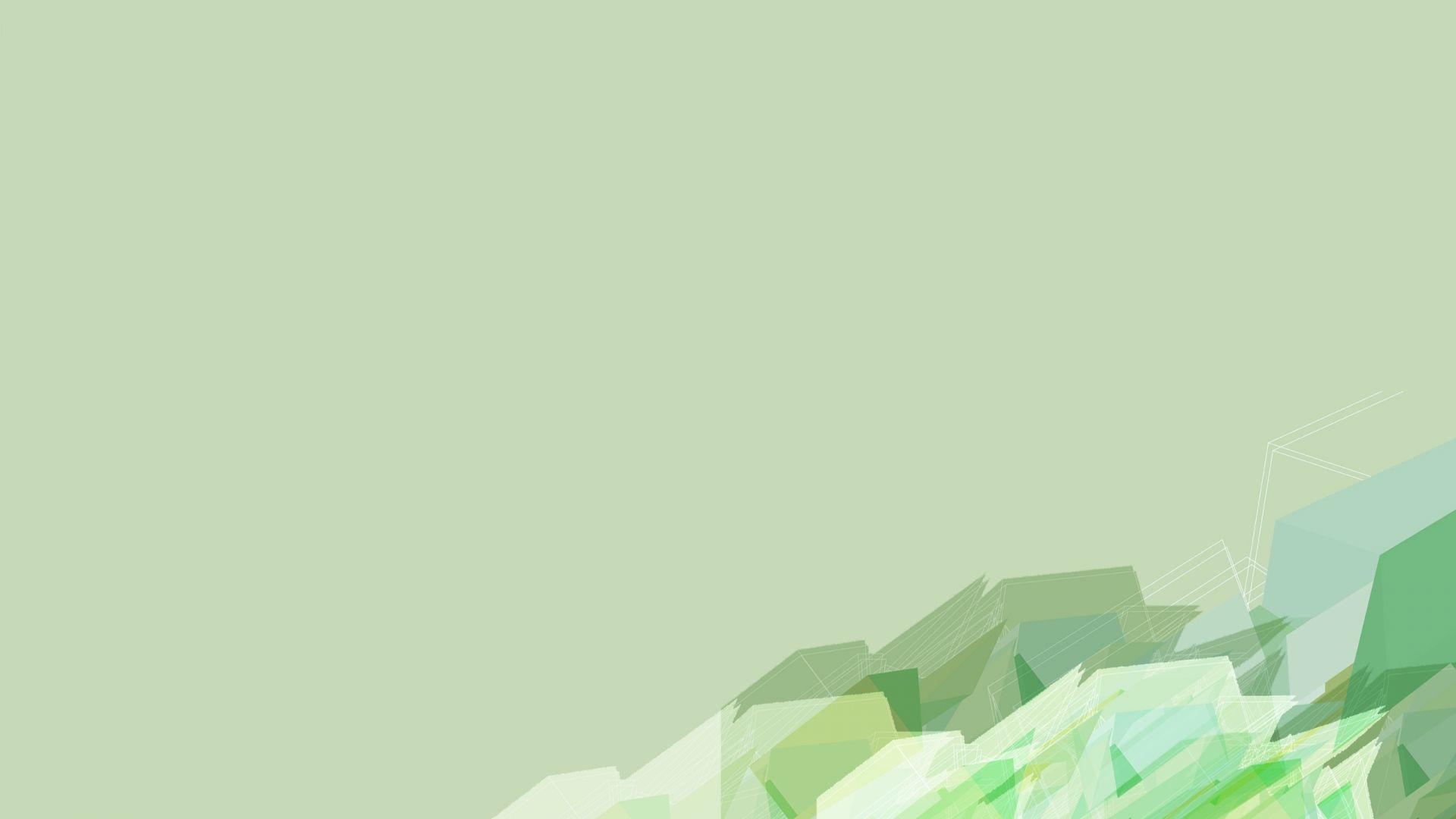 1920x1080 Download Wallpaper 1920x1080 abstraction, green, vector Full HD 1080p HD Background