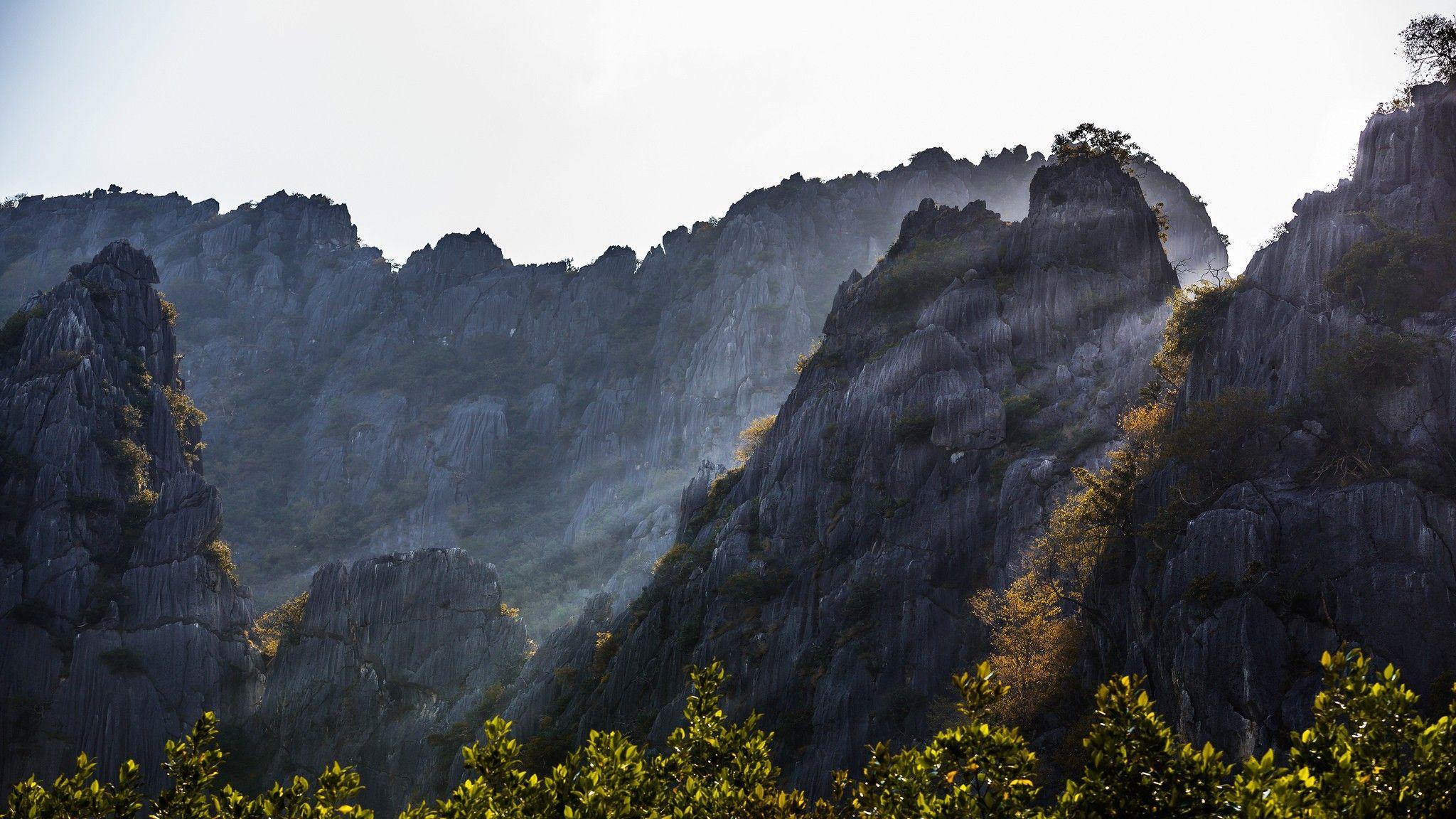 2048x1152 Mountains in Thailand wallpaper and image, picture