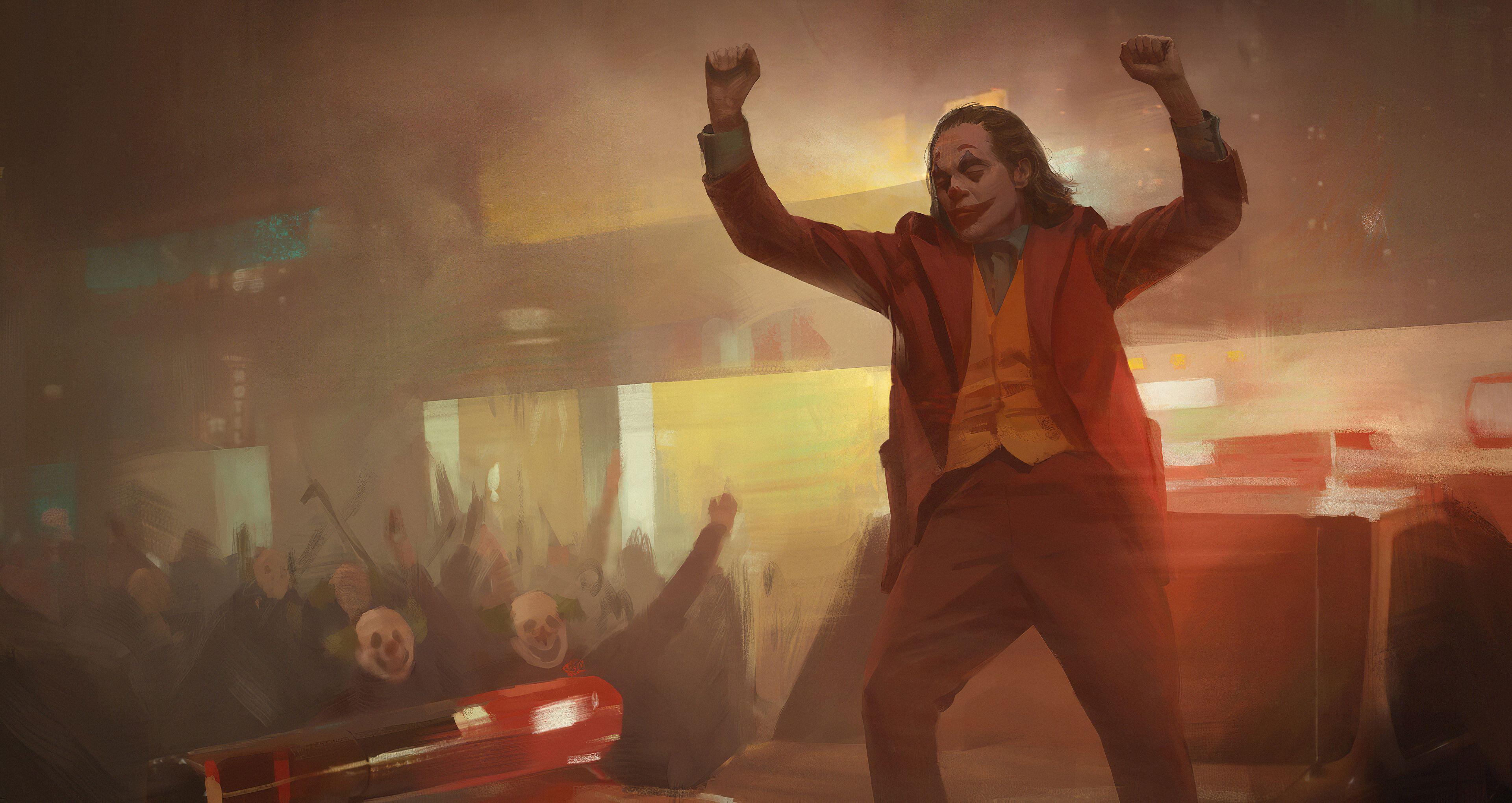 3840x2040 Wallpaper 4k Joker Dance Artwork 4k wallpaper joker, joker art wallpaper HD 4k, joker HD wallpaper 4k, joker phone wallpaper HD 4k, Joker wallpaper 4k hd