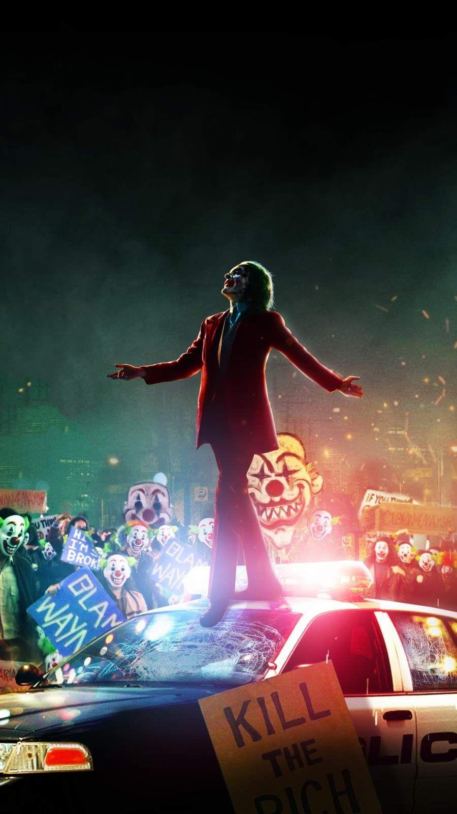 900x1600 Joker with Clowns iPhone Wallpaper. Joker iphone wallpaper, Joker pics, Joker wallpaper