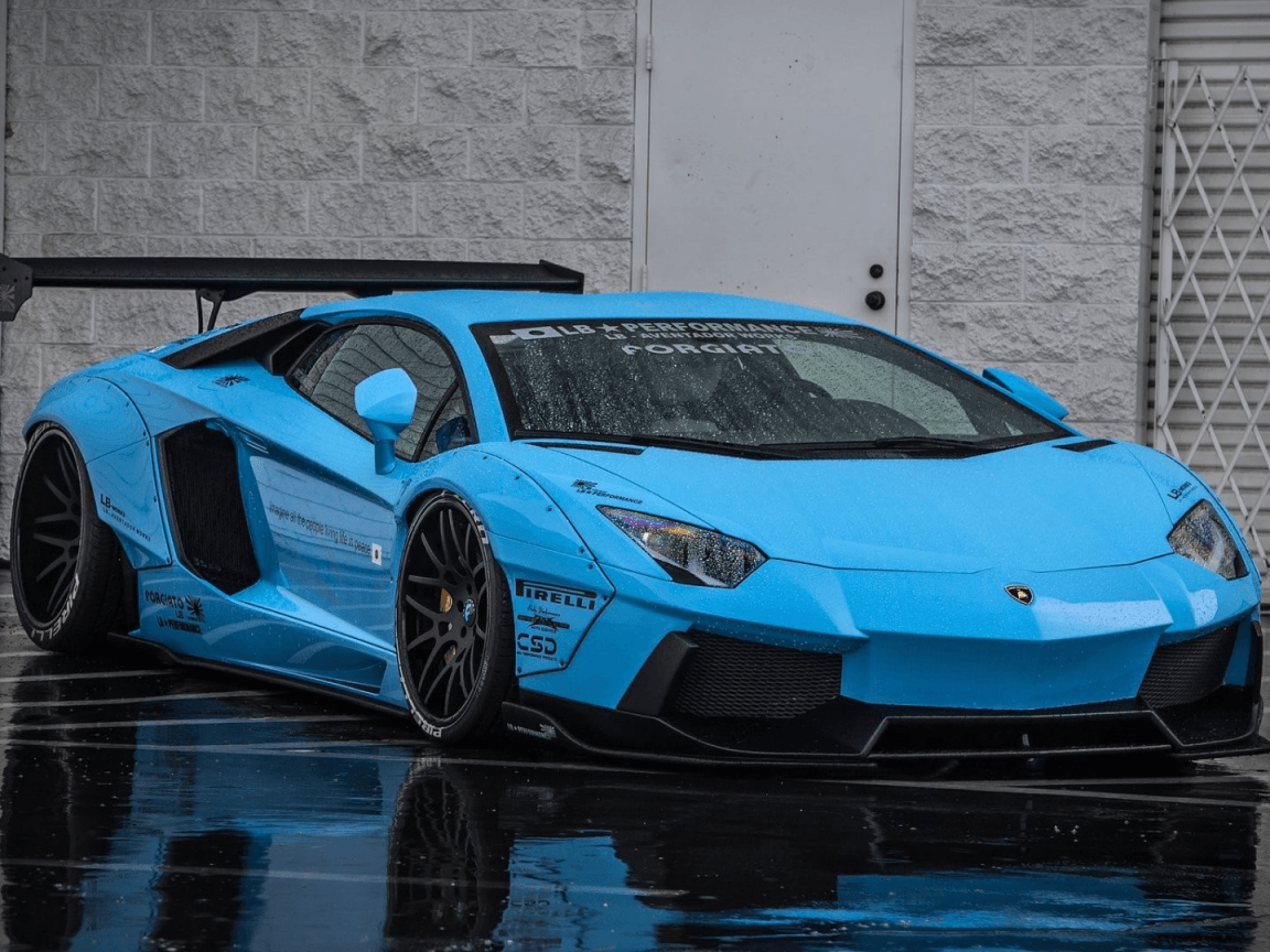 1152x864 Download 1152x864 tuning, cars, liberty walk, lamborghini aventador, lamborghini Wallpaper