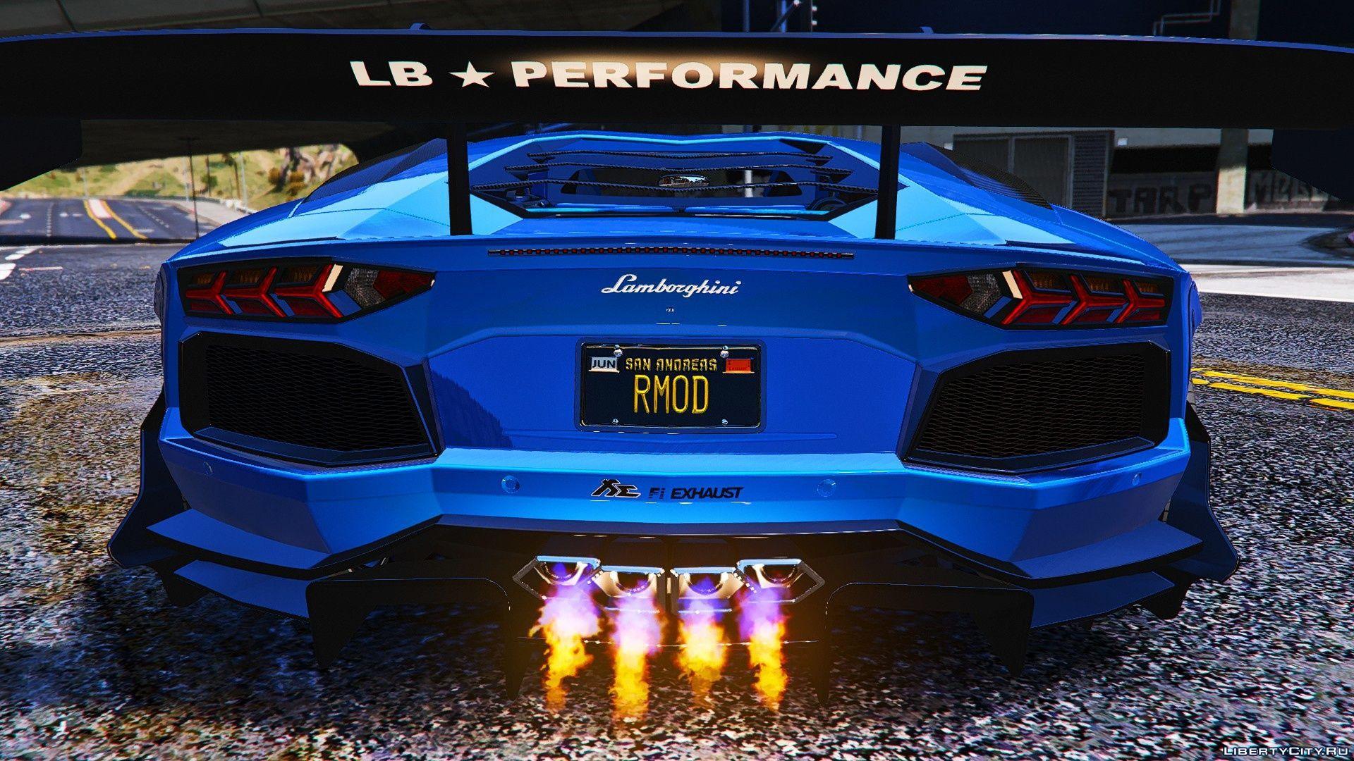 1920x1080 Lamborghini Aventador LP750SV Liberty Walk Limited Edition 1.0 for GTA 5
