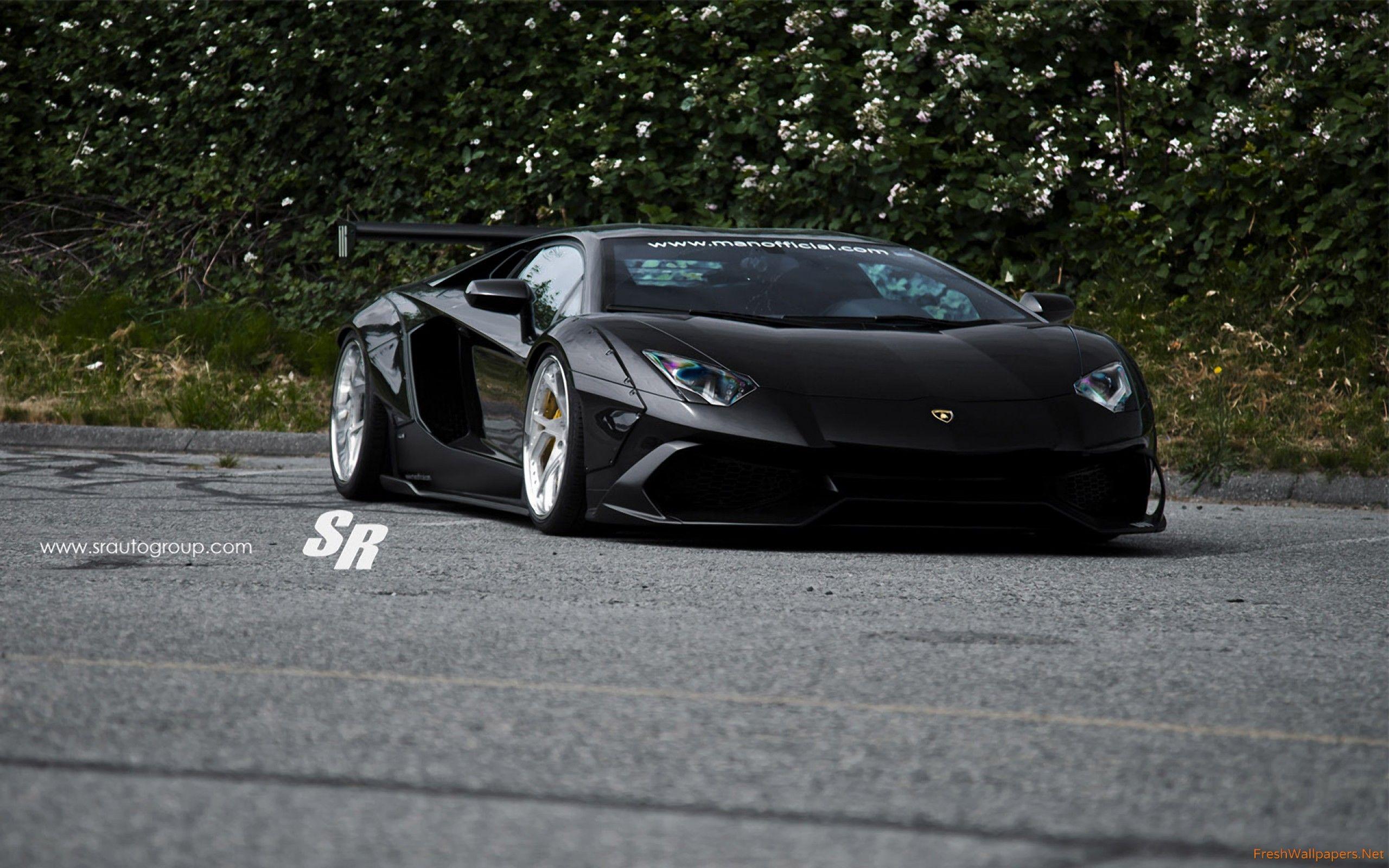 2560x1600 Lamborghini Aventador Black Liberty Walk
