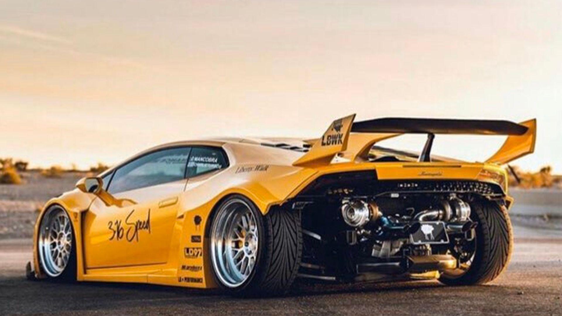 1920x1080 Liberty Walk Twin Turbo Lamborghini Huracan Breathes Fire