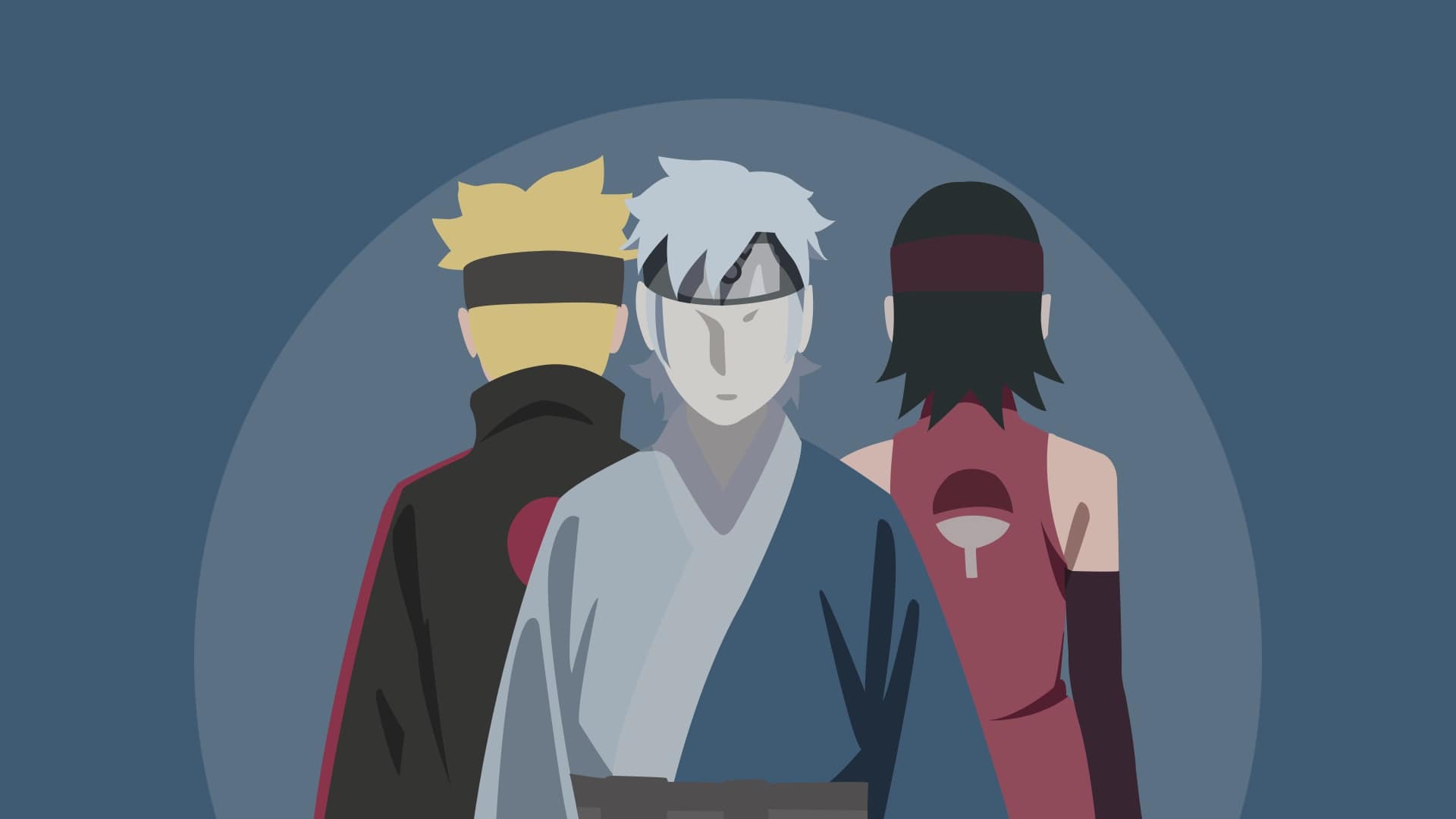 1920x1080 Wallpaper Of Anime, Boruto Uzumaki, Mitsuki, Sarada HD HD Wallpaper