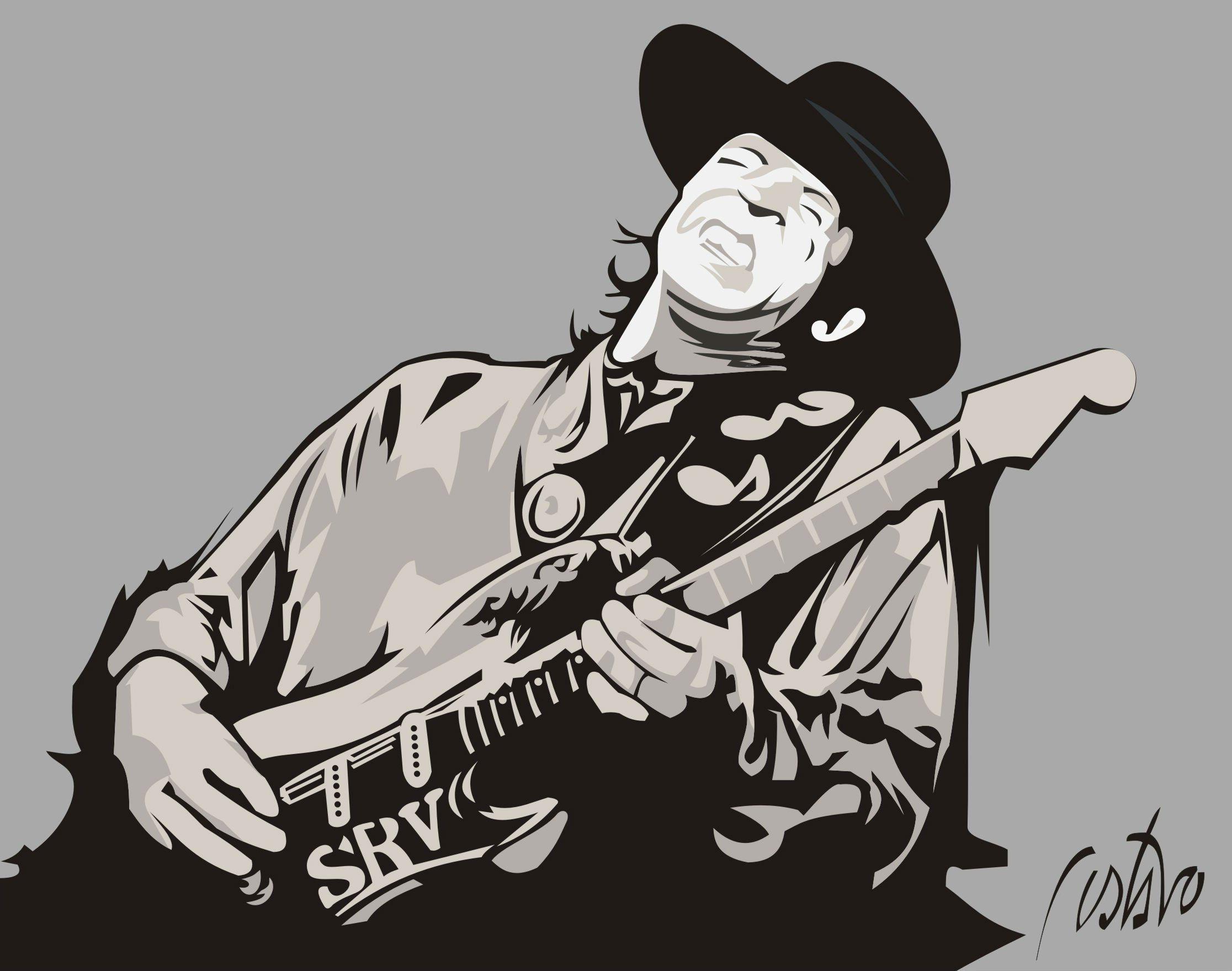 2232x1759 STEVIE RAY VAUGHAN blues rock hard classic guitar wallpaperx1759
