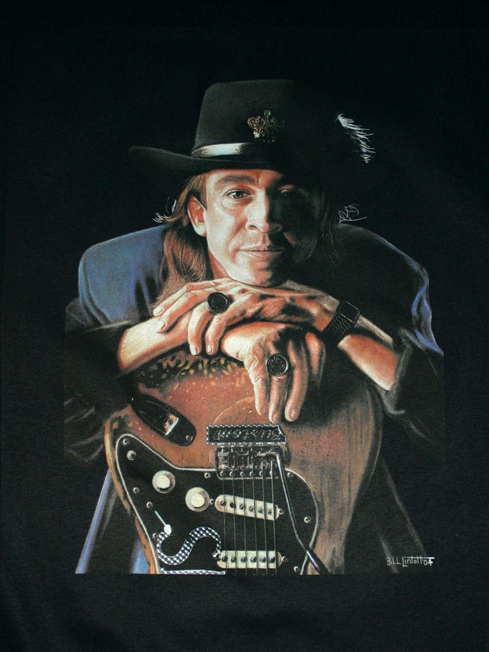 960x1280 SRV painting by Bill Lintott Ray Vaughan Fan Art