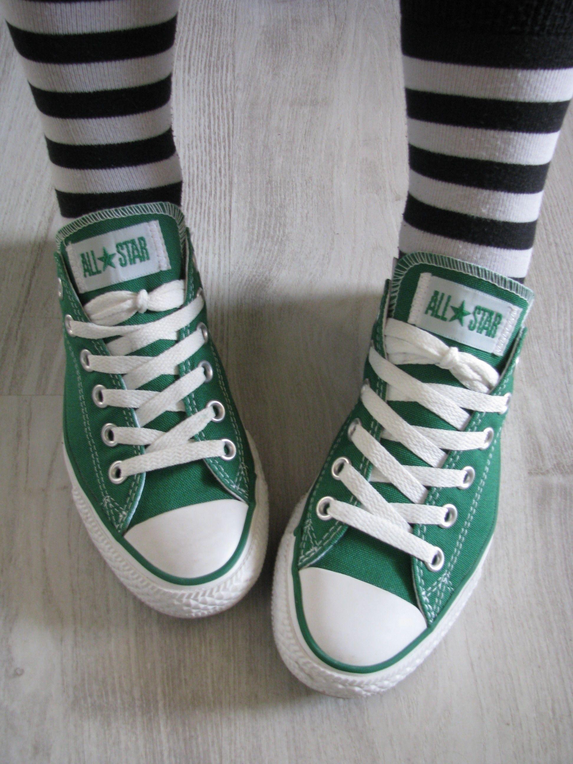 1944x2592 pair of green and white converse all star low top free image