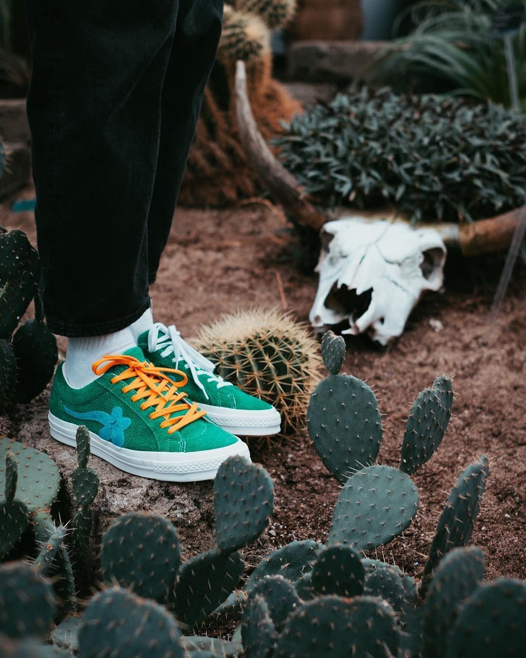 1080x1350 Tyler, The Creator x Converse Golf le Fleur Jolly Green. Shoes wallpaper, Menswear inspired, Dream shoes