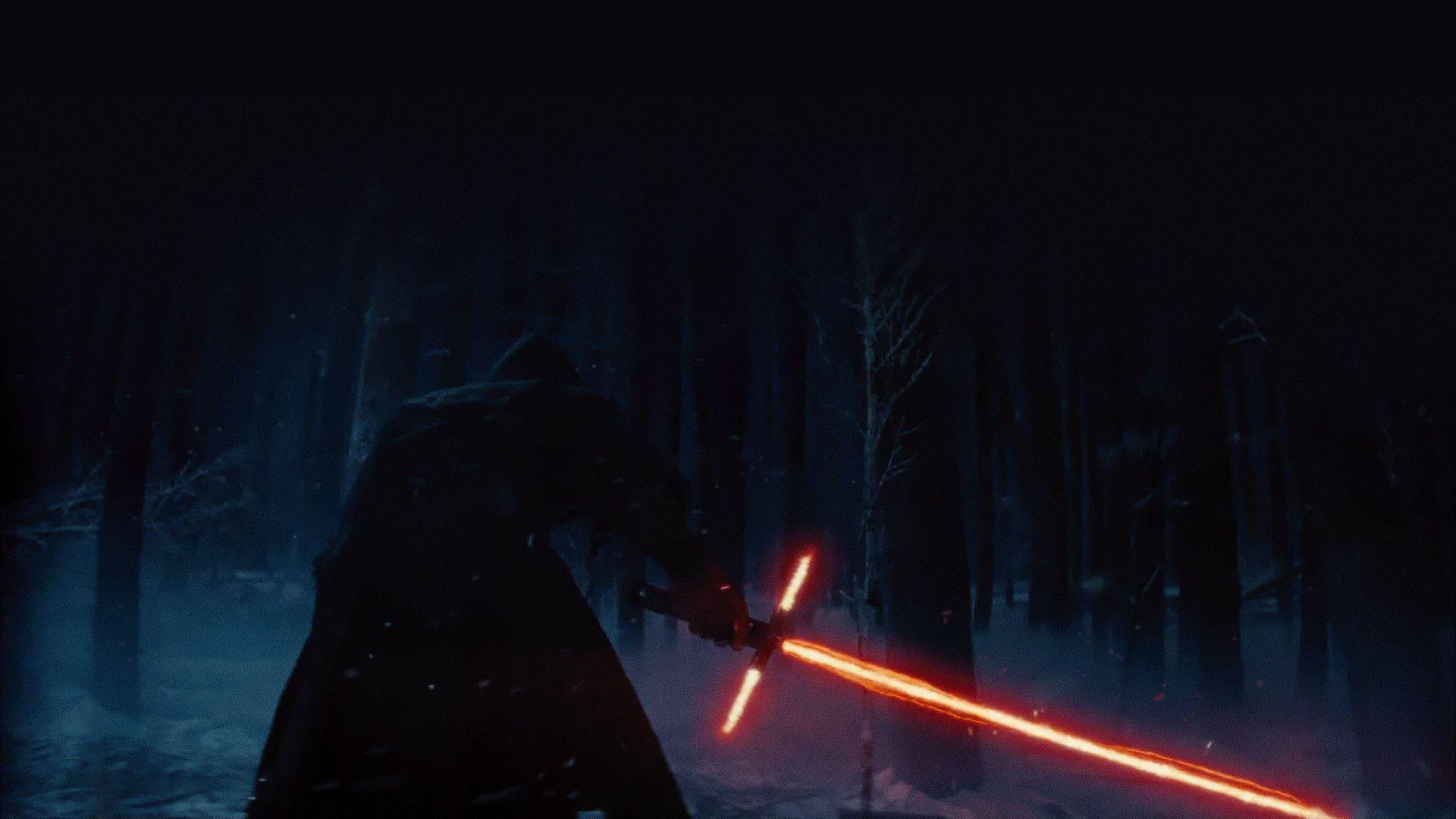 1920x1080 Kylo Ren Lightsaber Wallpaper Download Free