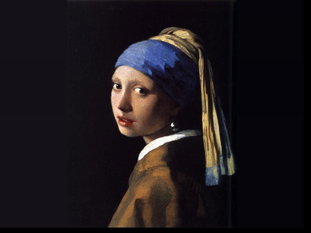 1024x768 Best artist Vermeer with a Pearl Earring 1024x768 Wallpaper