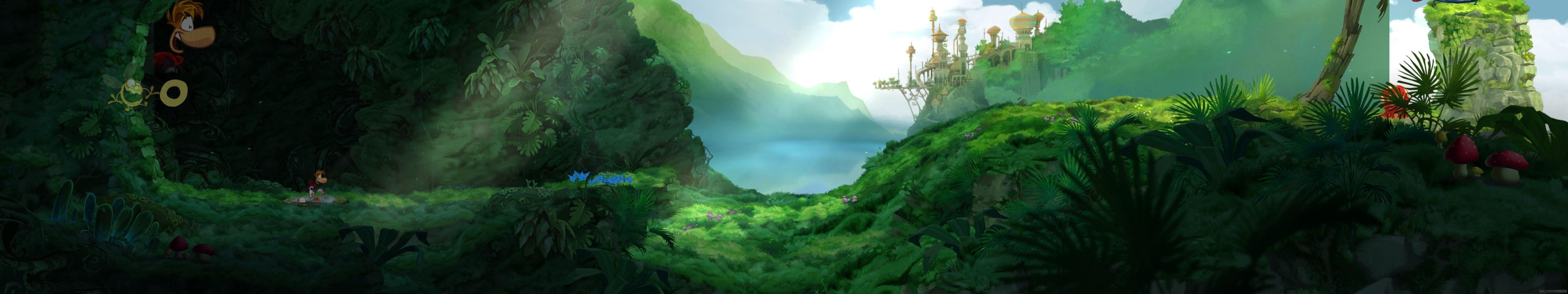 5760x1080 triple, Screen, , Multi, Monitor, , Multiple, , Videogame, , Jeux, Jeu, Video, , Steam, , Rayman Wallpaper HD / Desktop and Mobile Background