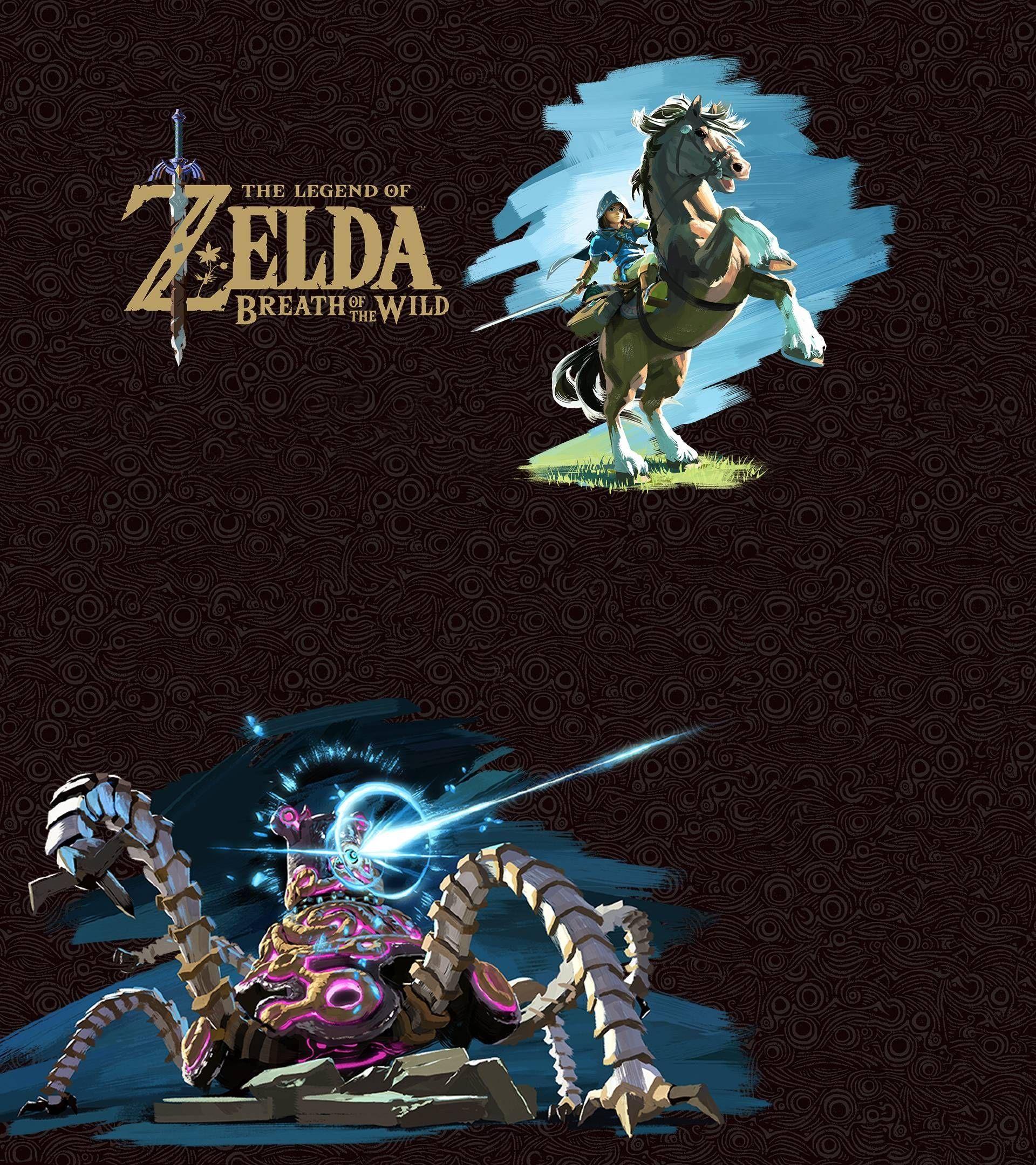 1920x2160 Dual Monitor Vertical Wallpaper Of Zelda Breath Of The Wild Guardian HD Wallpaper