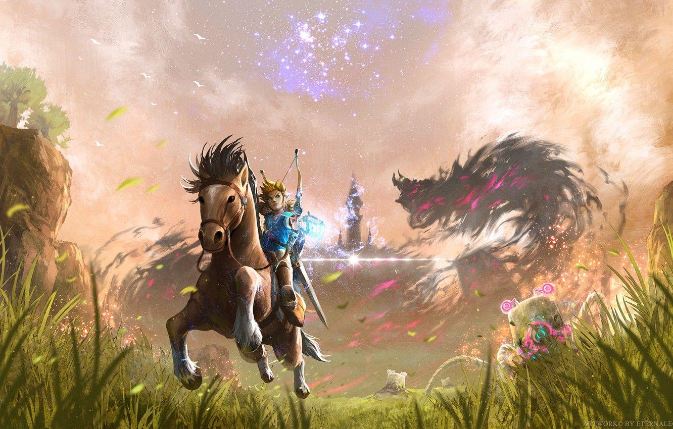 Zelda Dual Monitor Wallpaper