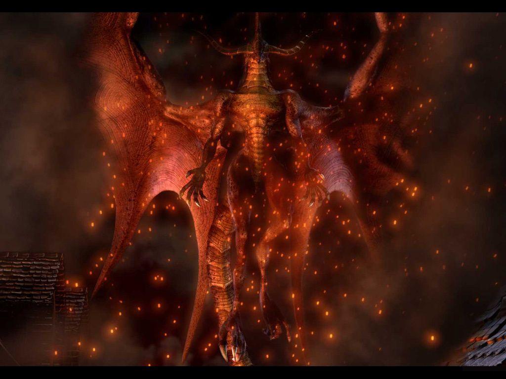 1024x768 Bahamut Fantasy Wallpaper
