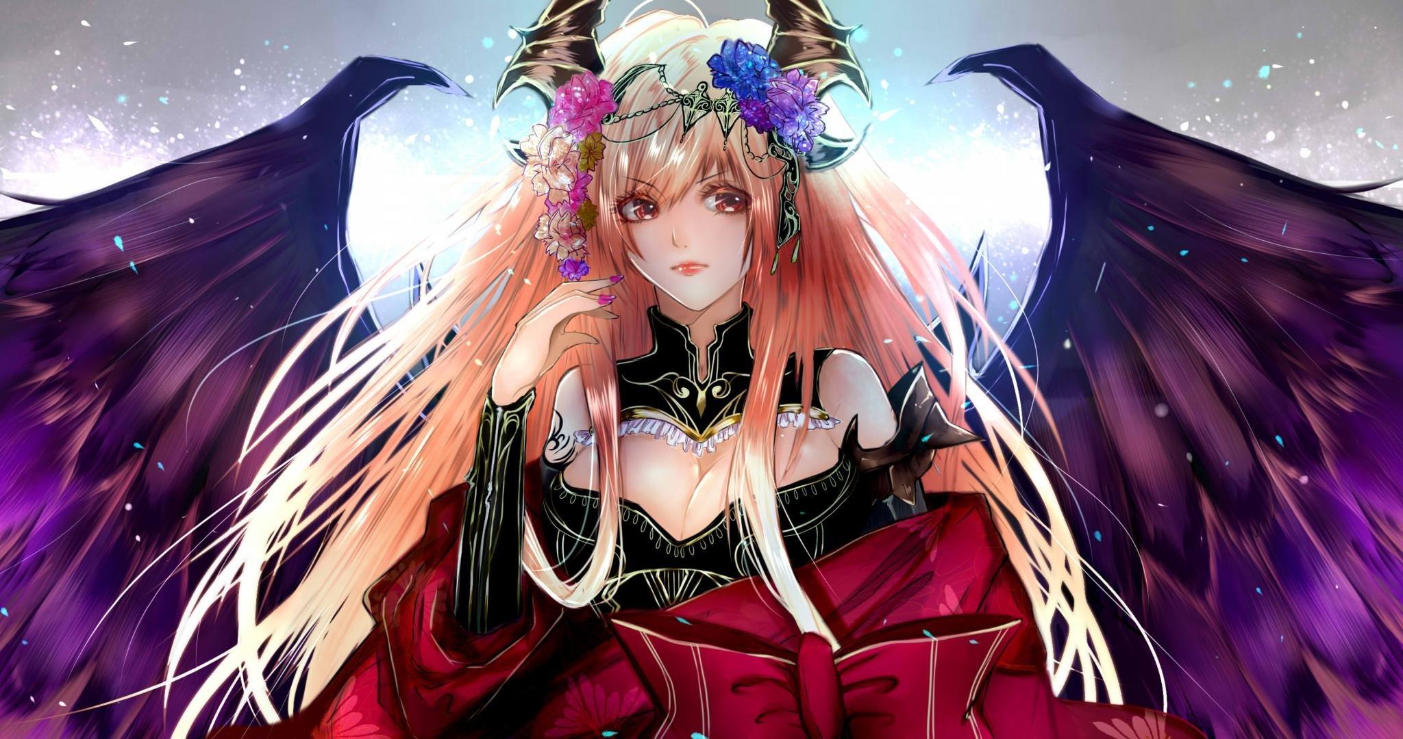 2048x1080 Download HD 2048x1080 Rage Of Bahamut: Genesis (Shingeki No Bahamut) PC wallpaper for free