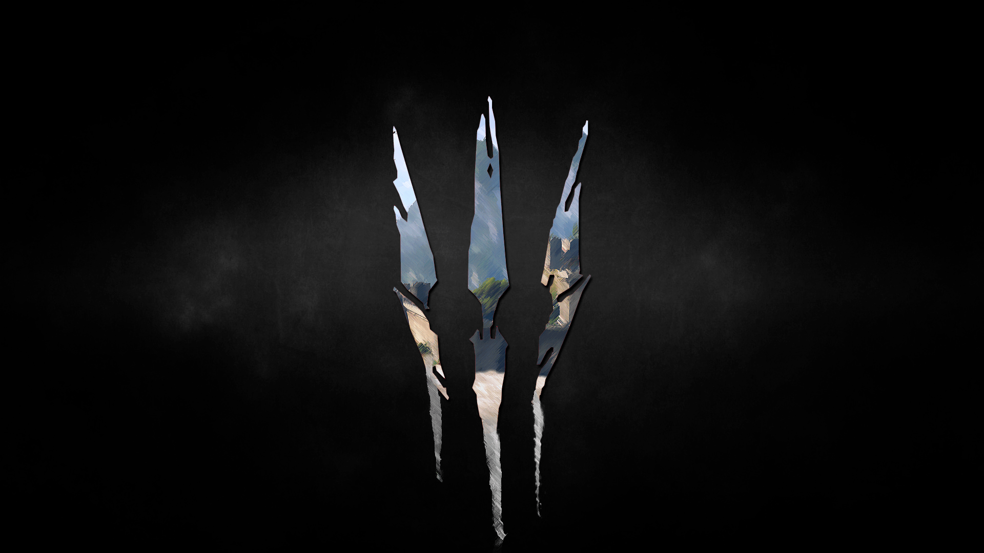 1920x1080 Witcher 3 Minimalist Wallpaper