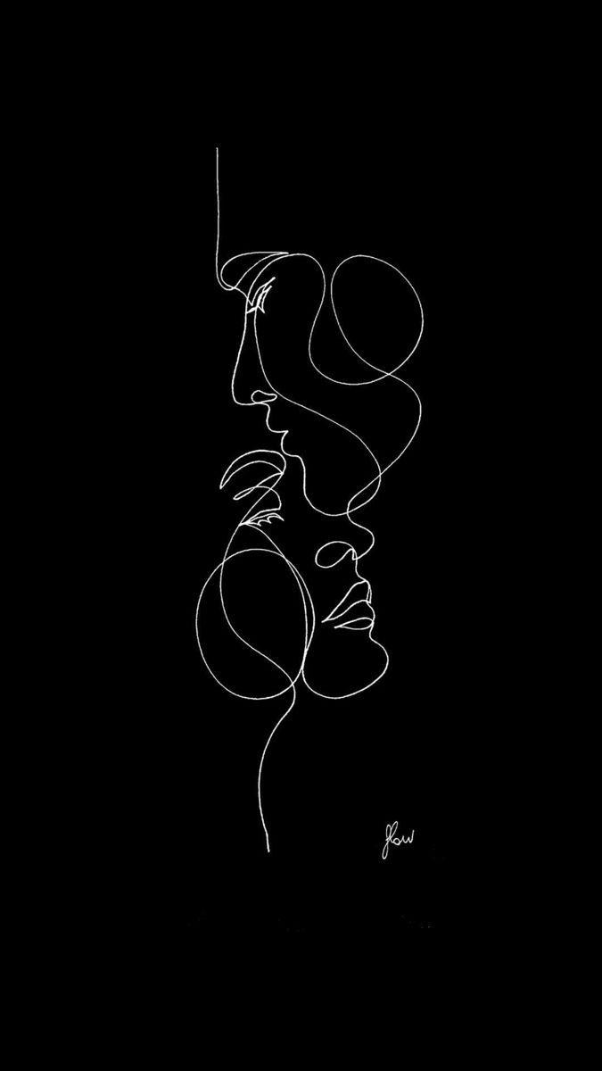 One Line Drawing Wallpapers  Top Free One Line Drawing Backgrounds   WallpaperAccess