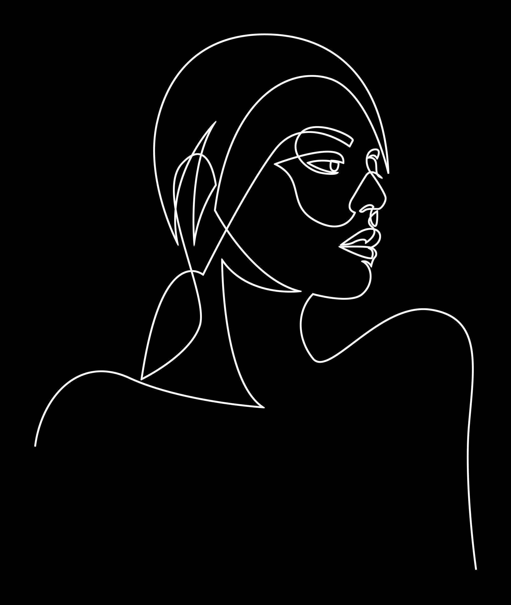 One Line Drawing Wallpapers Top Free One Line Drawing