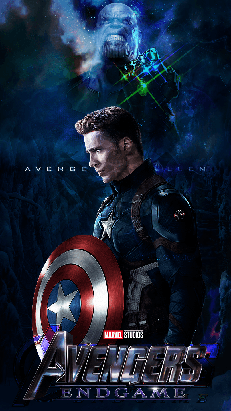 810x1440 Captain America Avengers Endgame Wallpaper