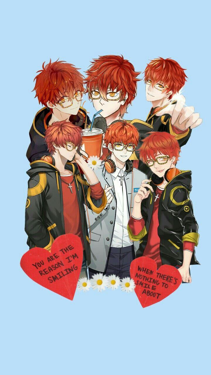 720x1280 mystic messenger, saeyoung choi, 707 and seven