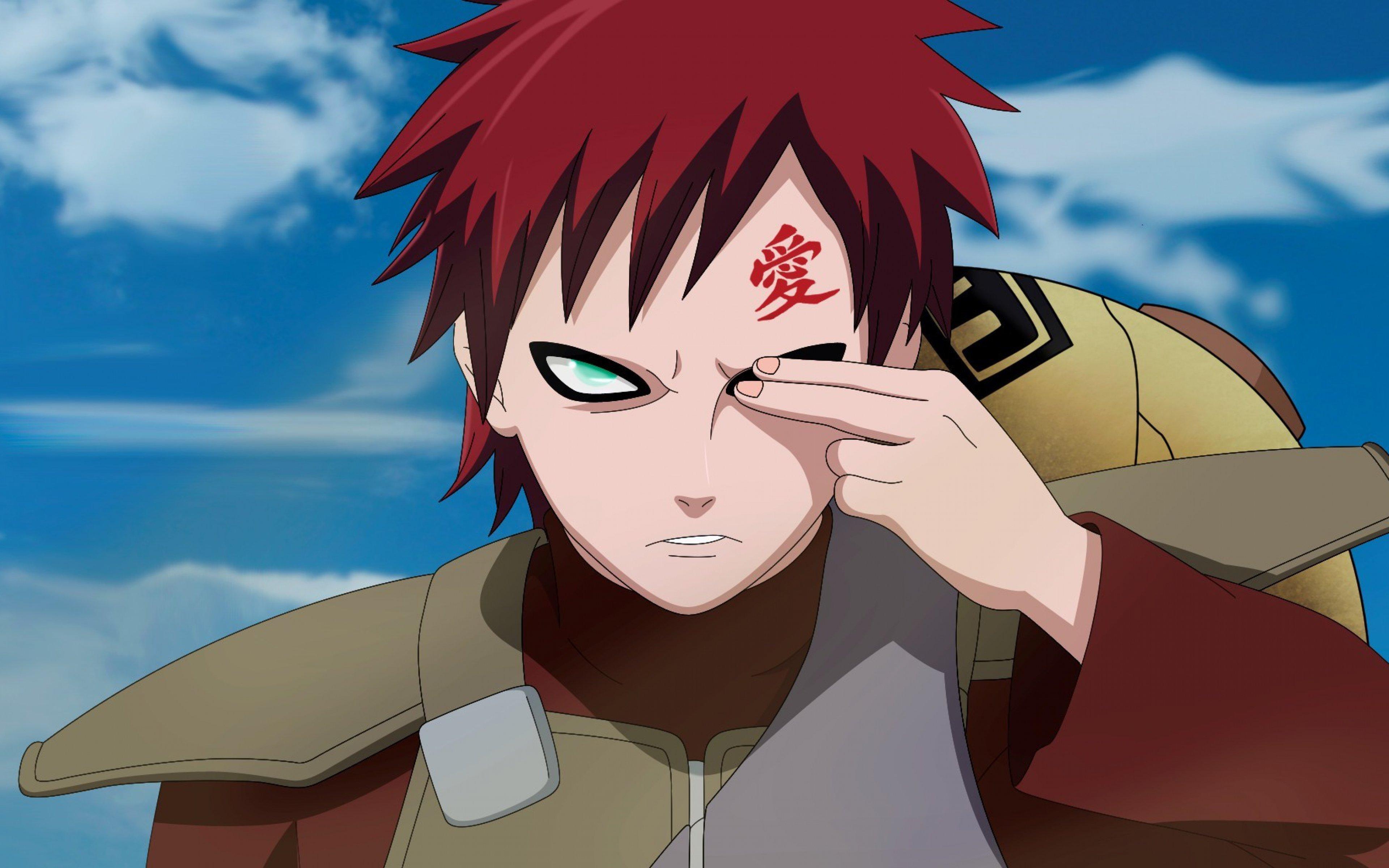 3840x2400 Gaara (Naruto) wallpaper HD for desktop background