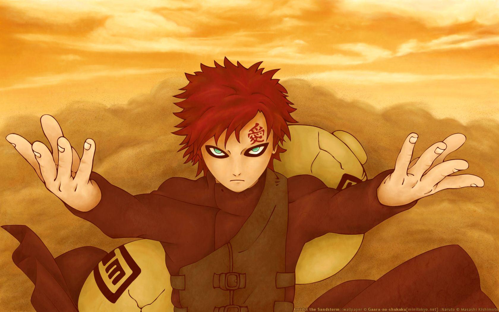 1680x1050 Naruto Wallpaper: Amidst the Sandstorm