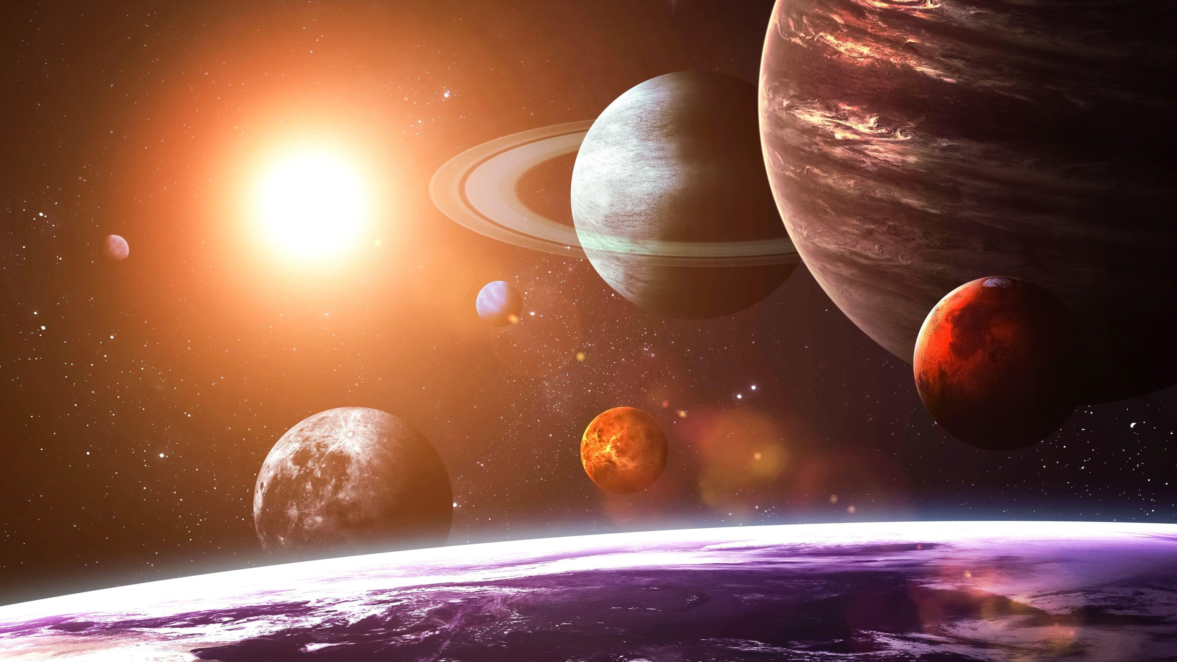 3840x2160 Solar System Planets 4k