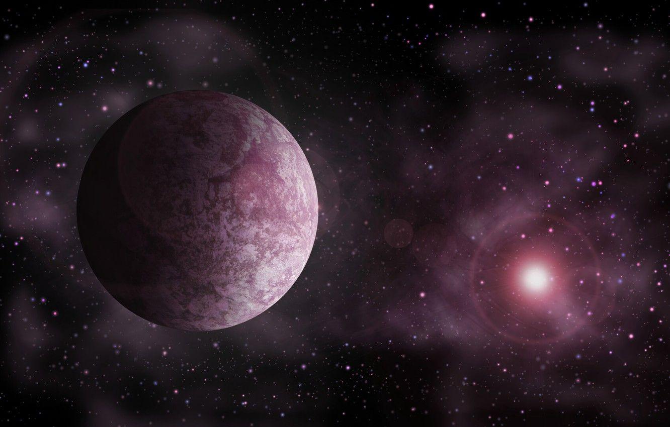 1332x850 Wallpaper space, light, stars, glare, planet, 4k uhd background image for desktop, section космос