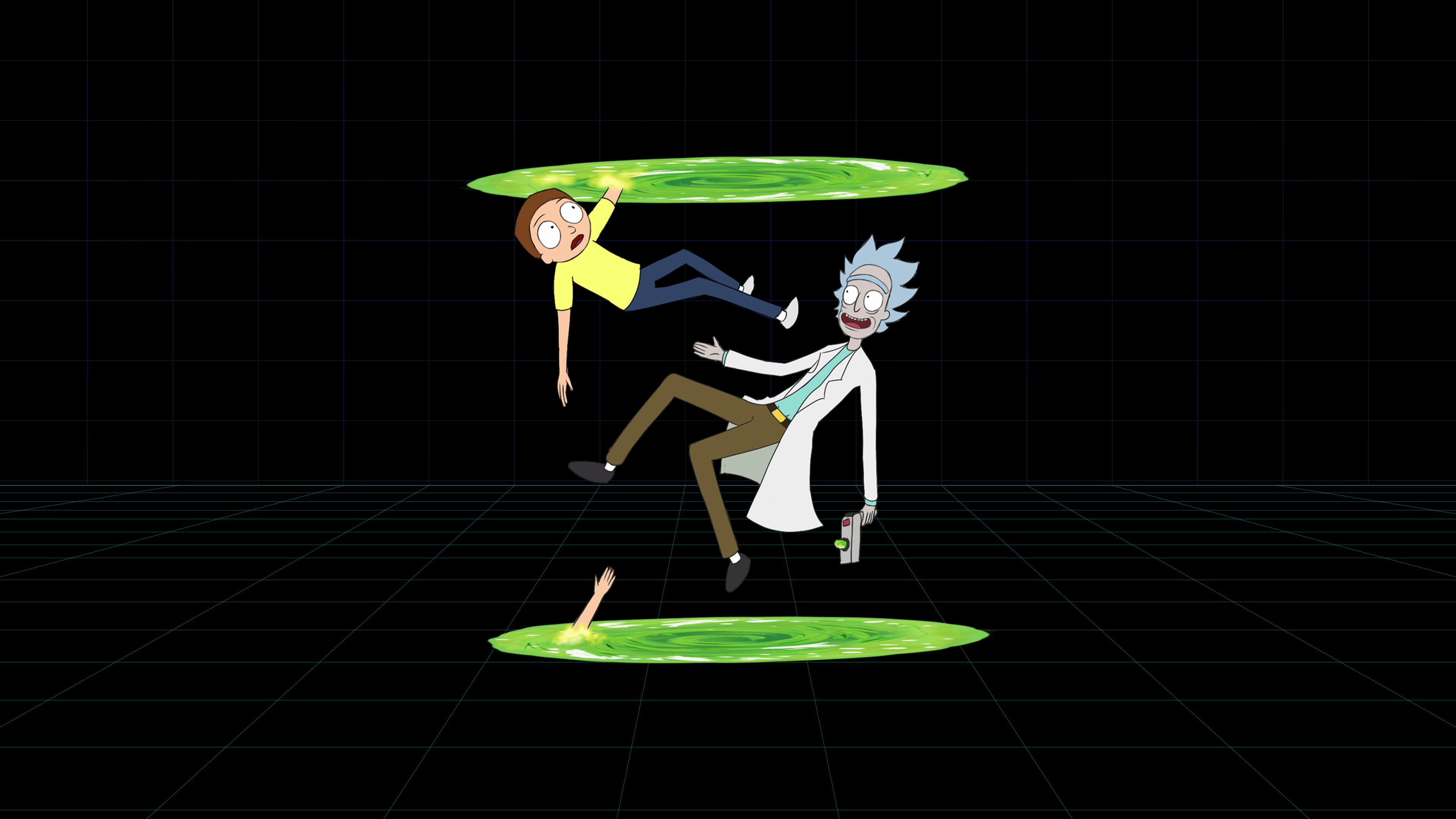 328936 Rick and Morty Portal 4k  Rare Gallery HD Wallpapers