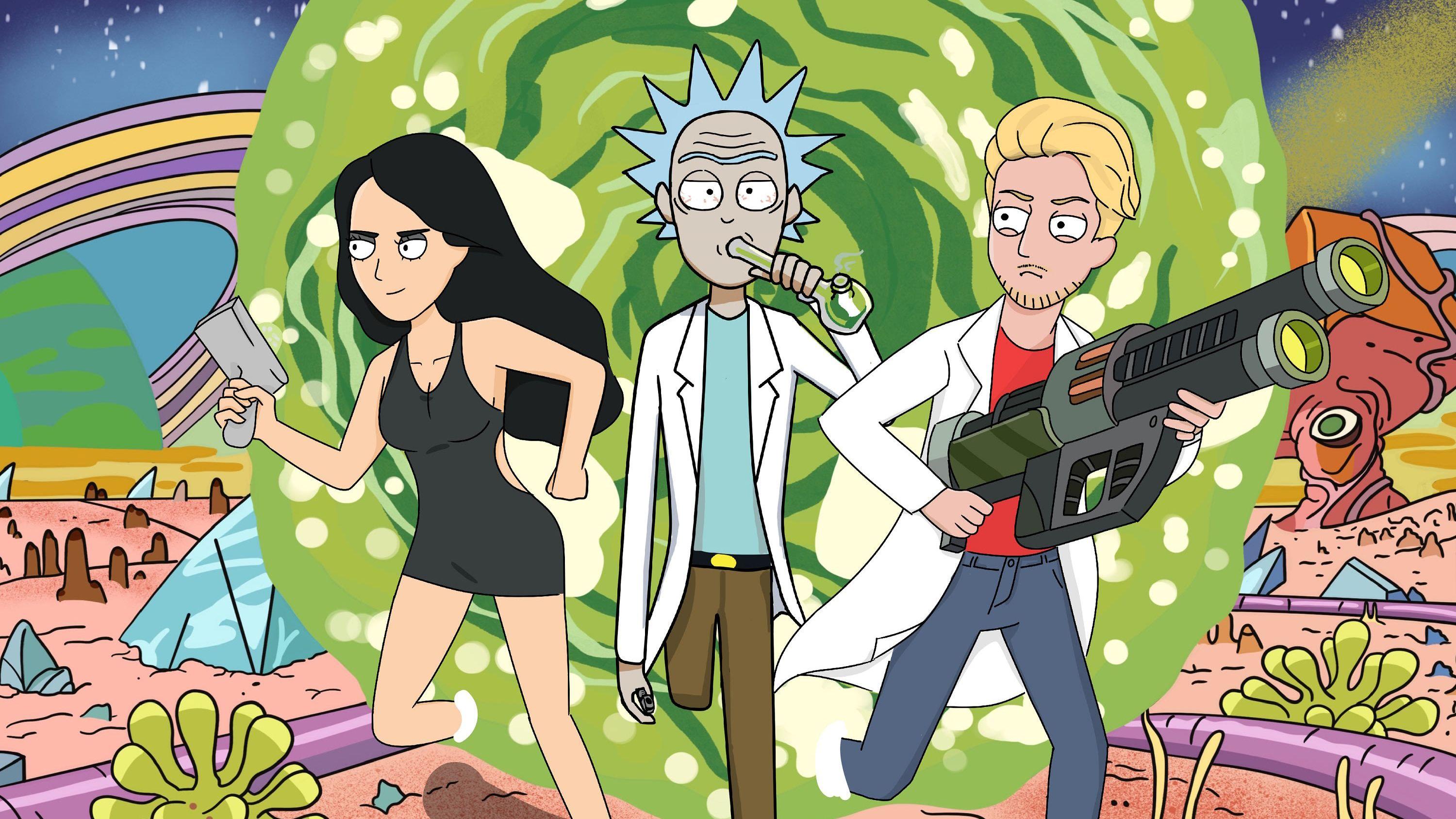 Steam Workshop::rick and morty portal wallpaper