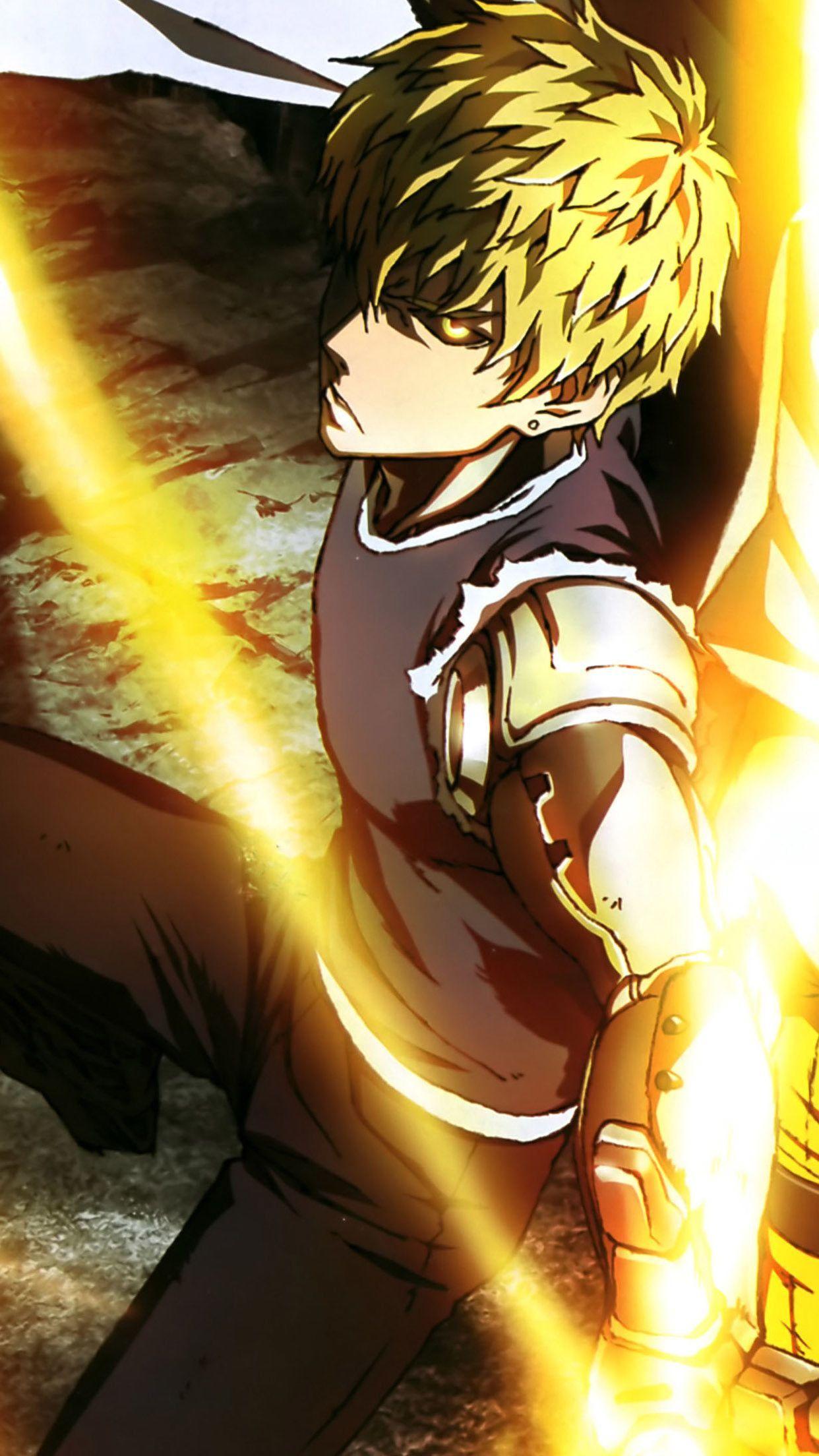 One Punch Man Genos Wallpapers Top Free One Punch Man Genos Backgrounds Wallpaperaccess