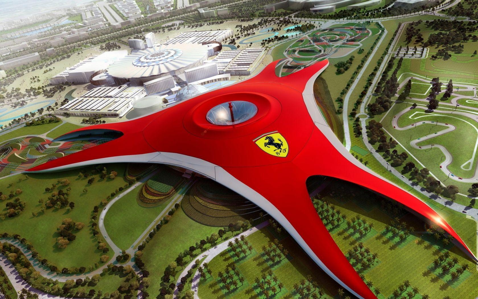 1680x1050 Ferrari Dubai HD Wallpaper
