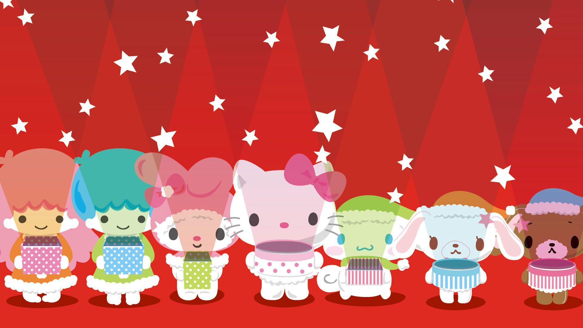1920x1080 Hello Kitty Christmas Picture Widescreen
