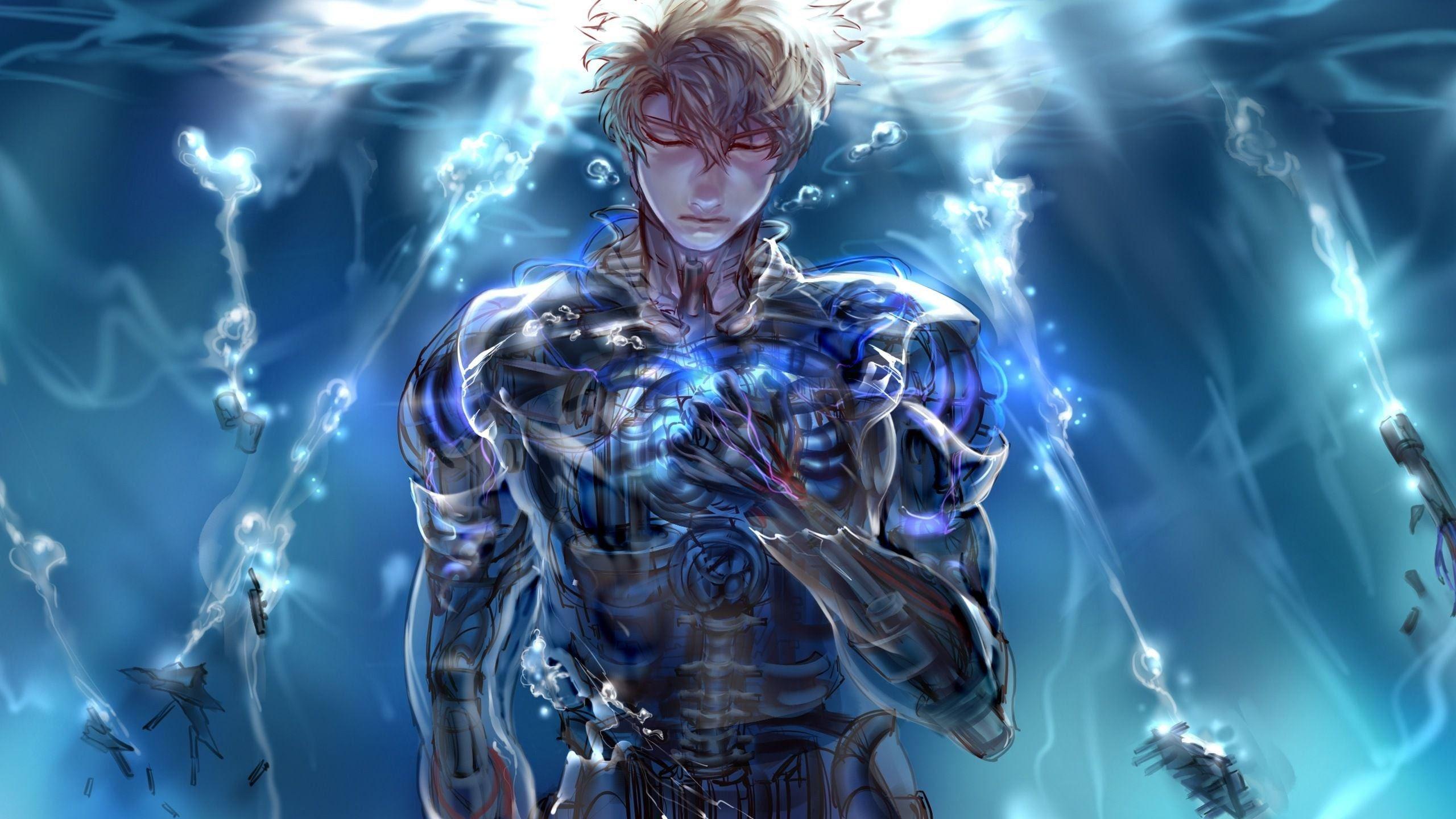 2560x1440 Free download One Punch Man Genos wallpaper Download background [2560x1440] for your Desktop, Mobile & Tablet. Explore One Punch Man HD Wallpaper. One Punch Man Wallpaper, One Punch Man