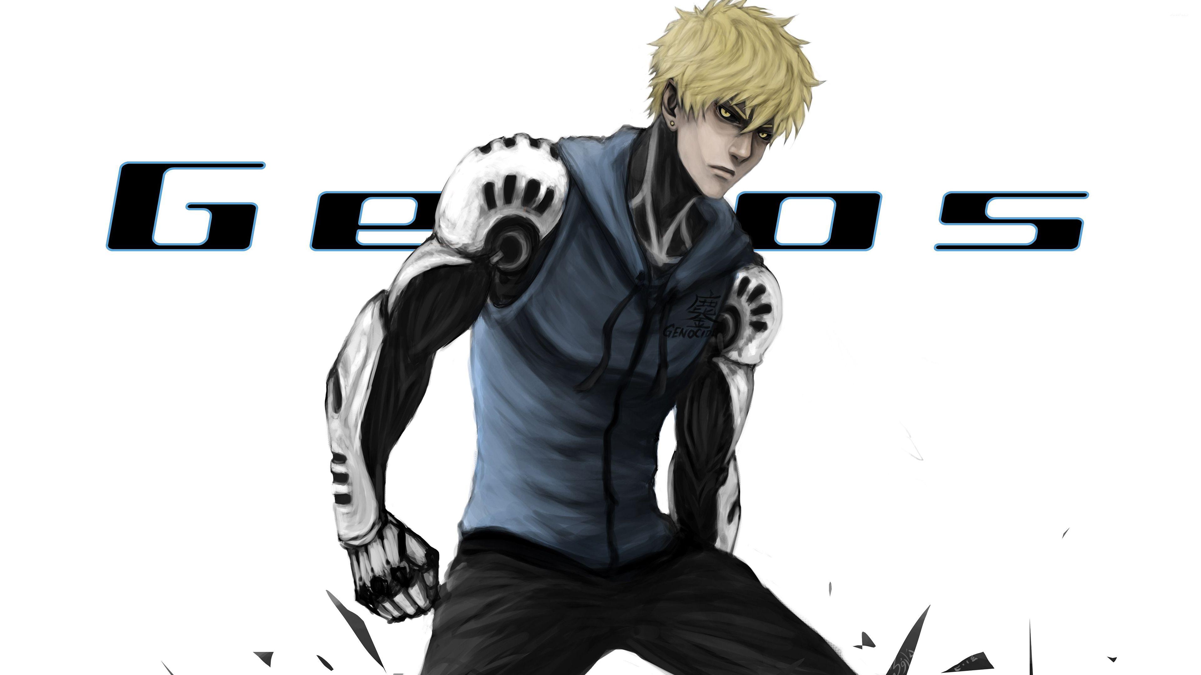 3840x2160 Angry Genos In One Punch Man Wallpaper Wallpaper