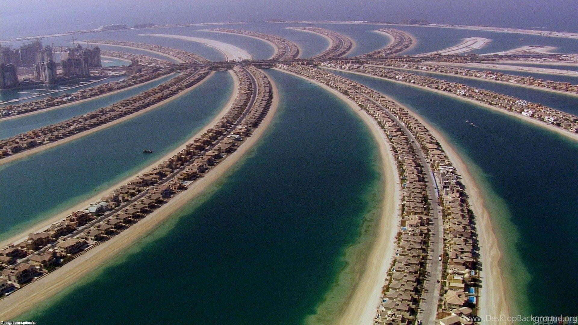 1920x1080 Artificial Islands Wallpaper