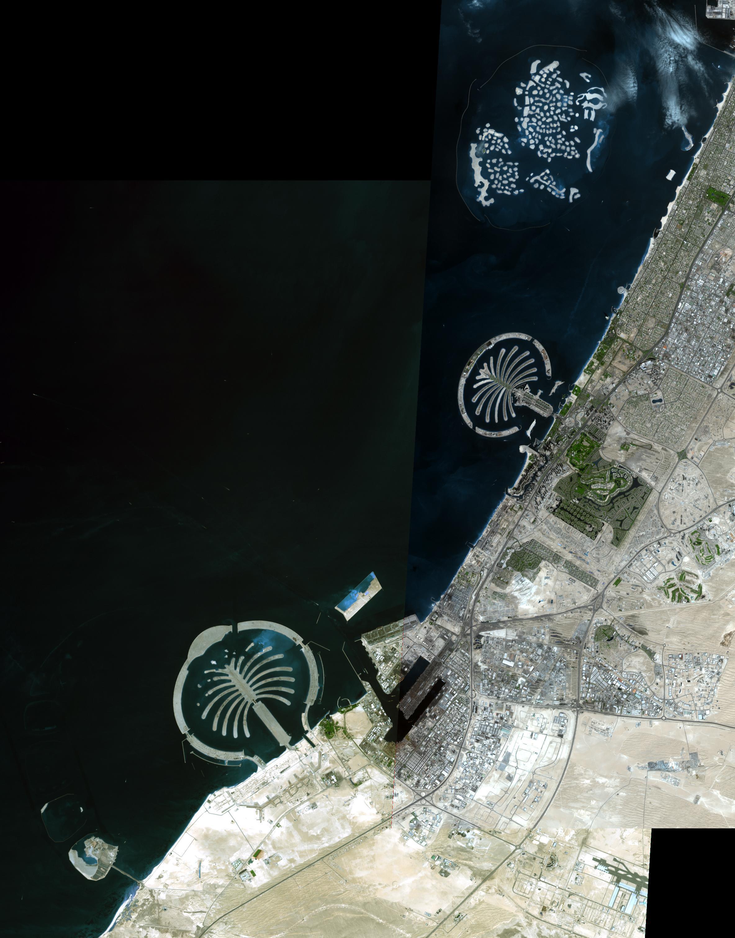 2368x3020 Space Image. Palm Islands, Dubai, UAE