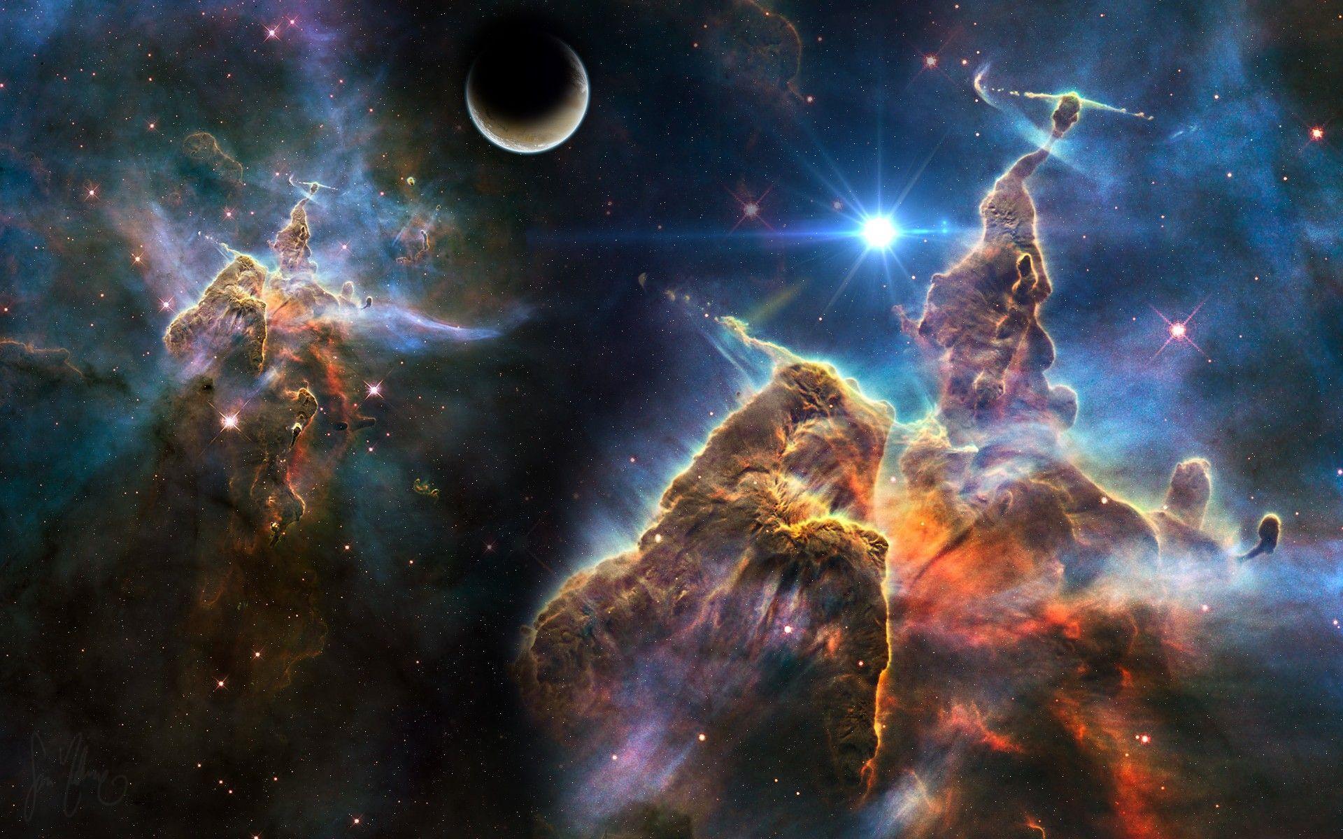 1920x1200 Trippy Space Background 001