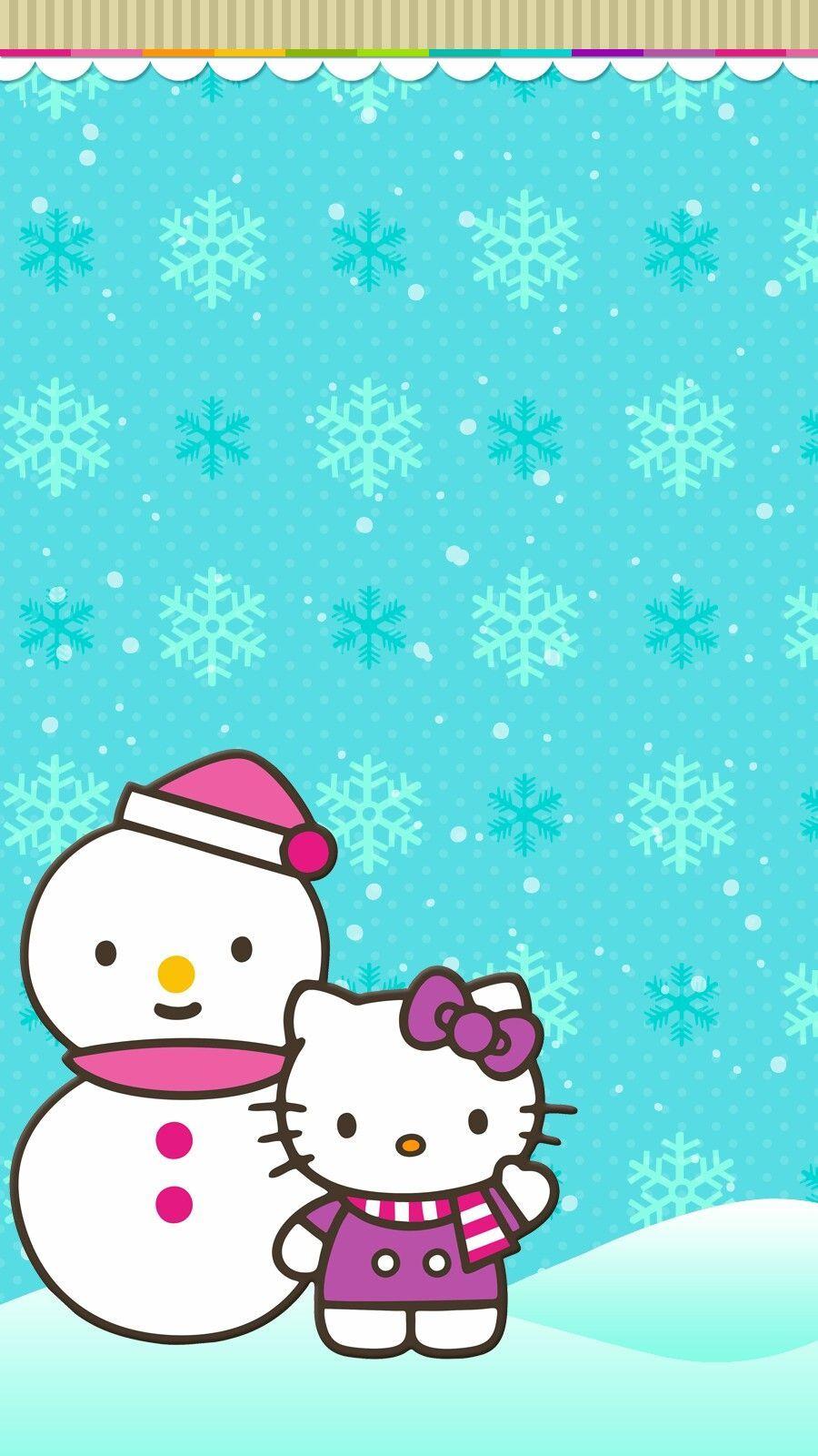 900x1600 hello_kitty #winter. Hello kitty wallpaper, Hello kitty printables, Hello kitty christmas