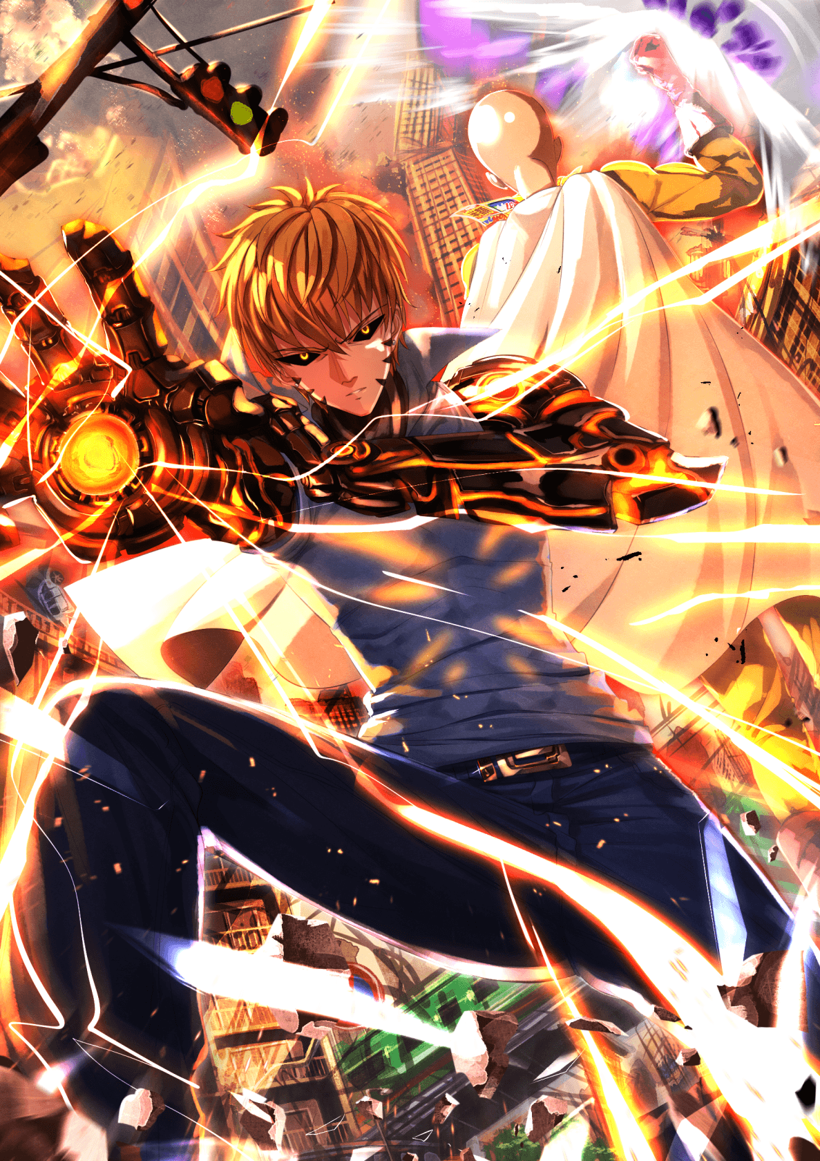 1187x1680 #One Punch Man, #Genos Wallpaper. Mocah.org HD Desktop Wallpaper