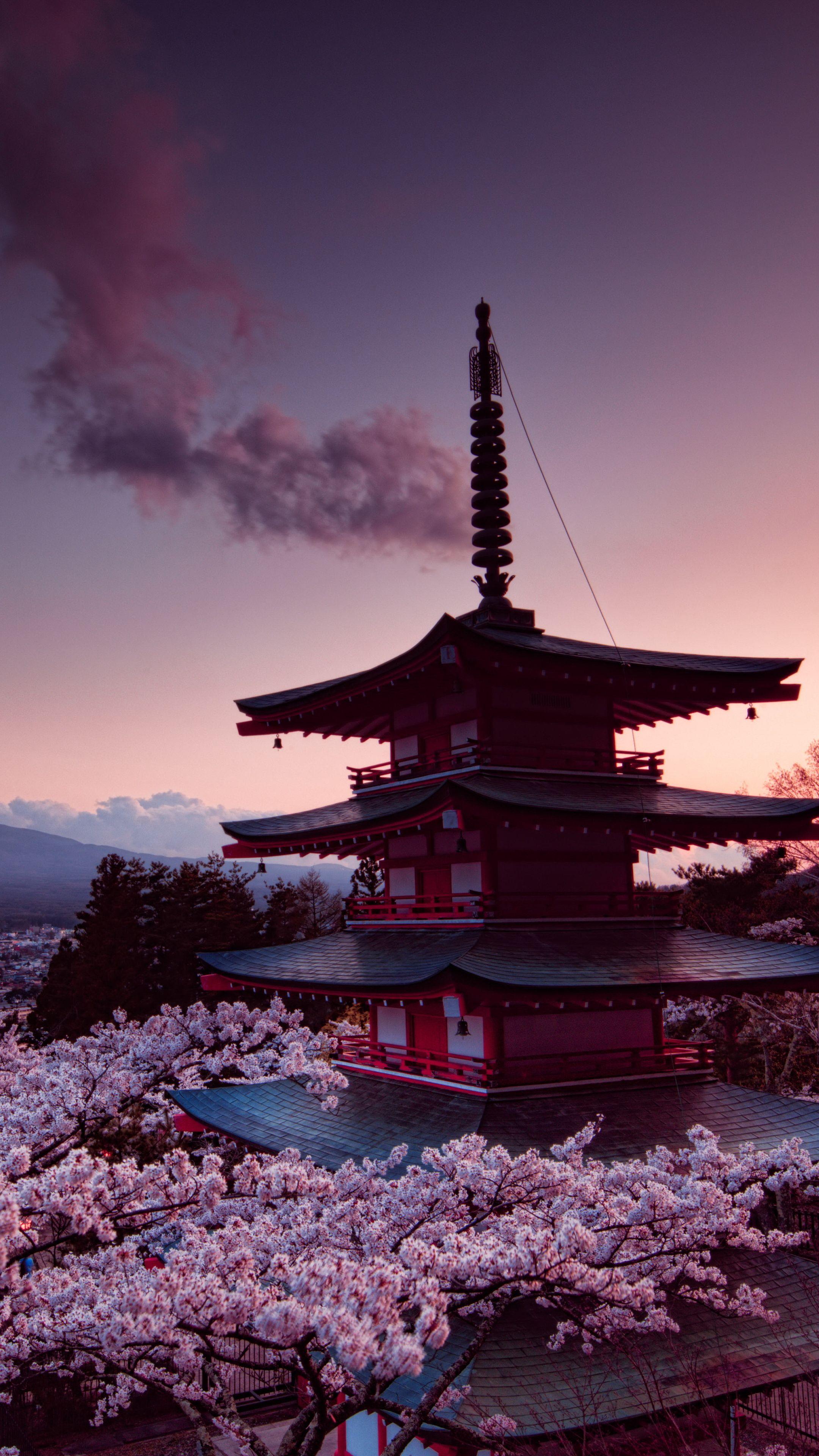 2160x3840 Japanese Live Wallpaper iPhone Fuji HD Wallpaper