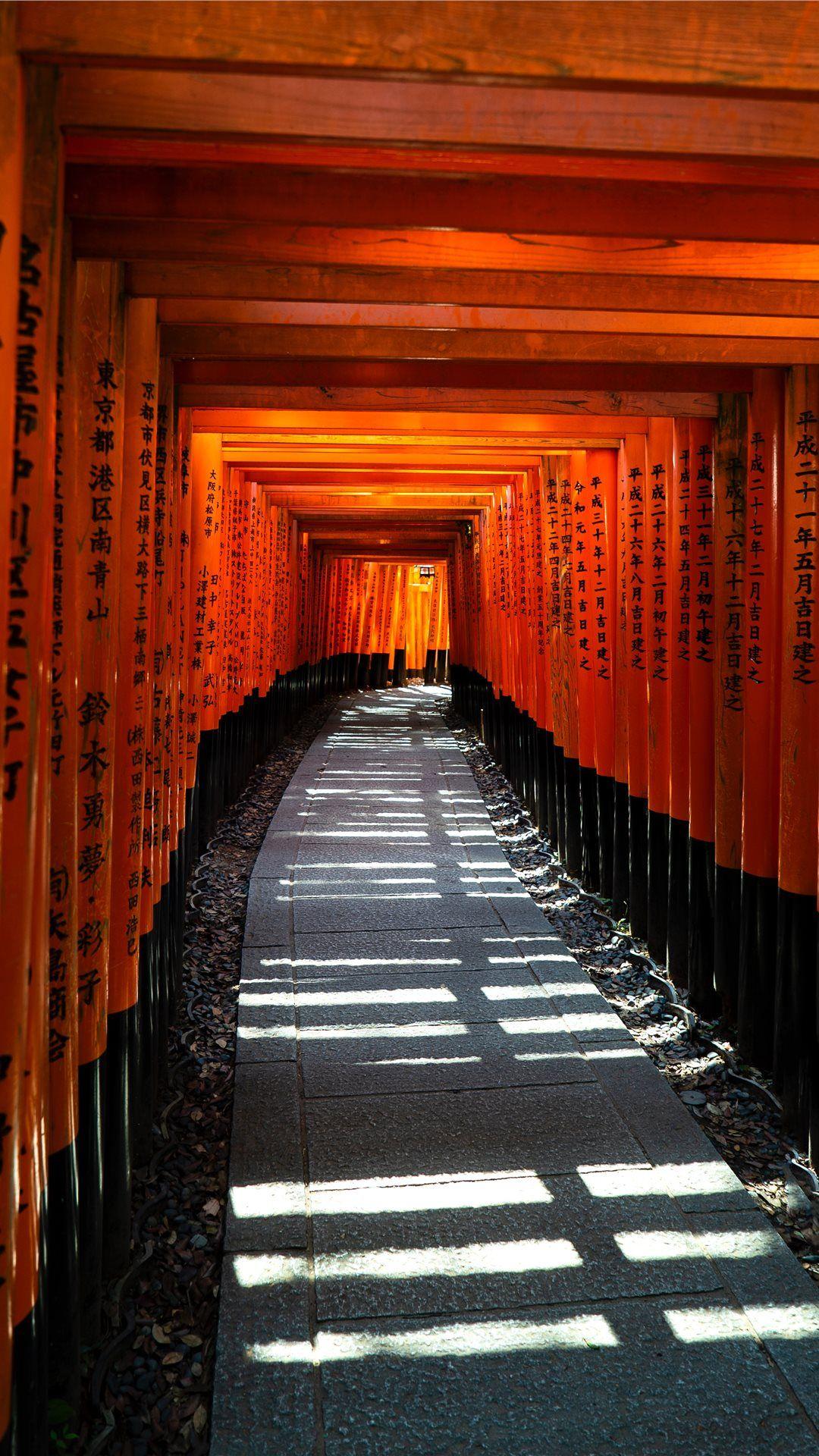 1080x1920 Fusihimi Inari Kyoto Japan iPhone 8 Wallpaper Free Download