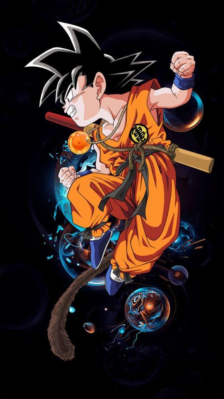 720x1280 Kid Goku Wallpaper. Dragon ball wallpaper, Anime dragon ball super, Dragon ball