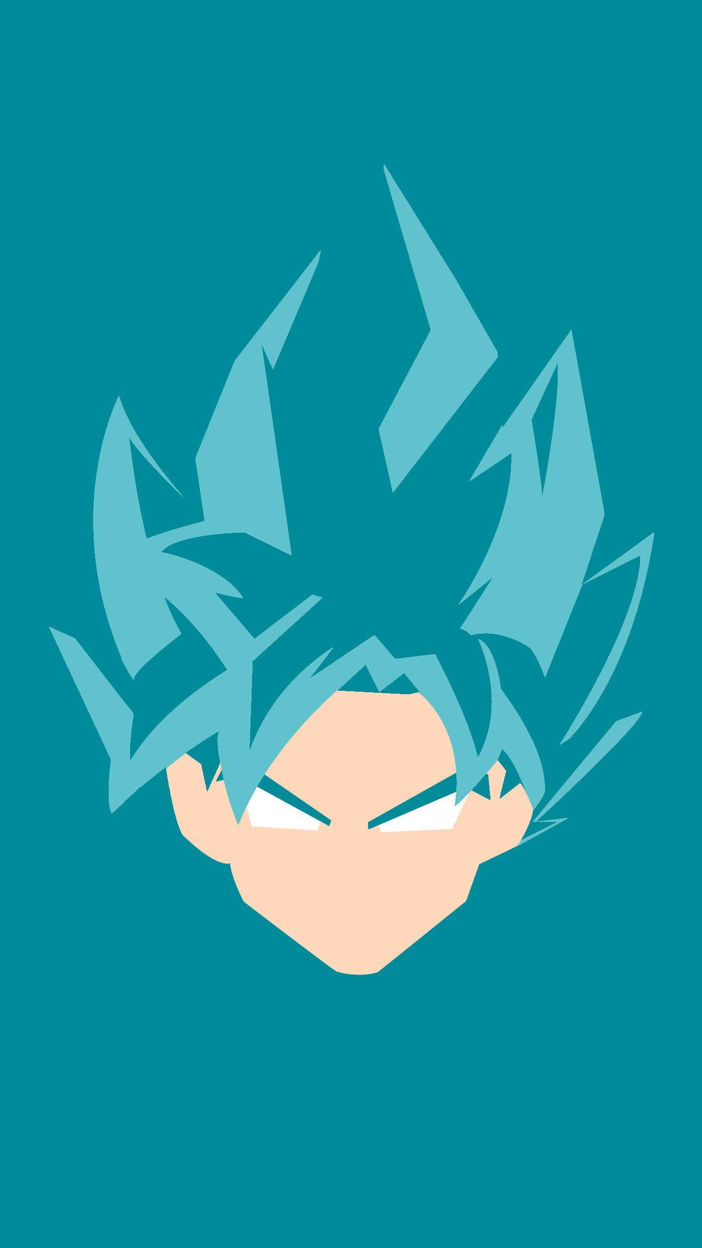 1440x2560 Goku Super Saiyan God Wallpaper
