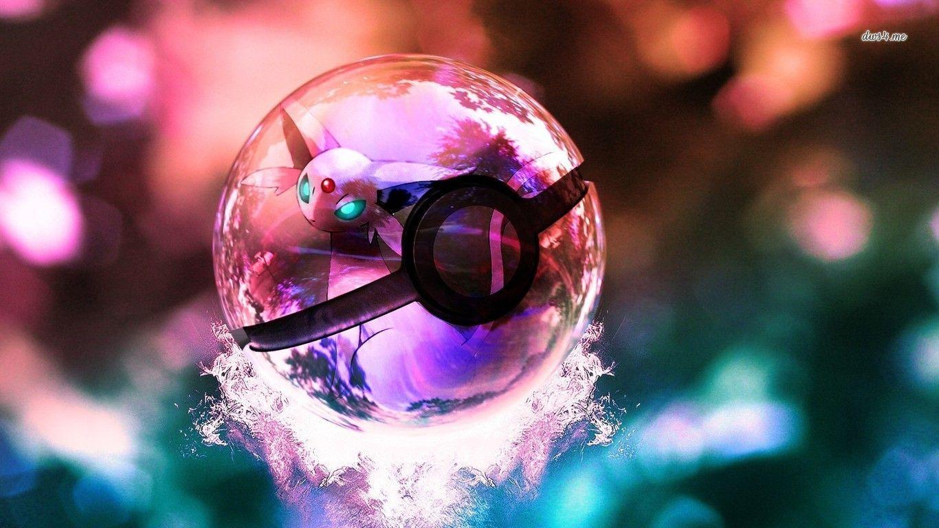 1366x768 pokemon Computer Wallpaper, Desktop Backgroundx768. Pokeball wallpaper, Pokemon background, Cute pokemon wallpaper