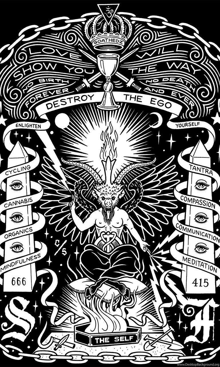 768x1280 Wallpaper Baphomet .2 2327x3000 Desktop Background