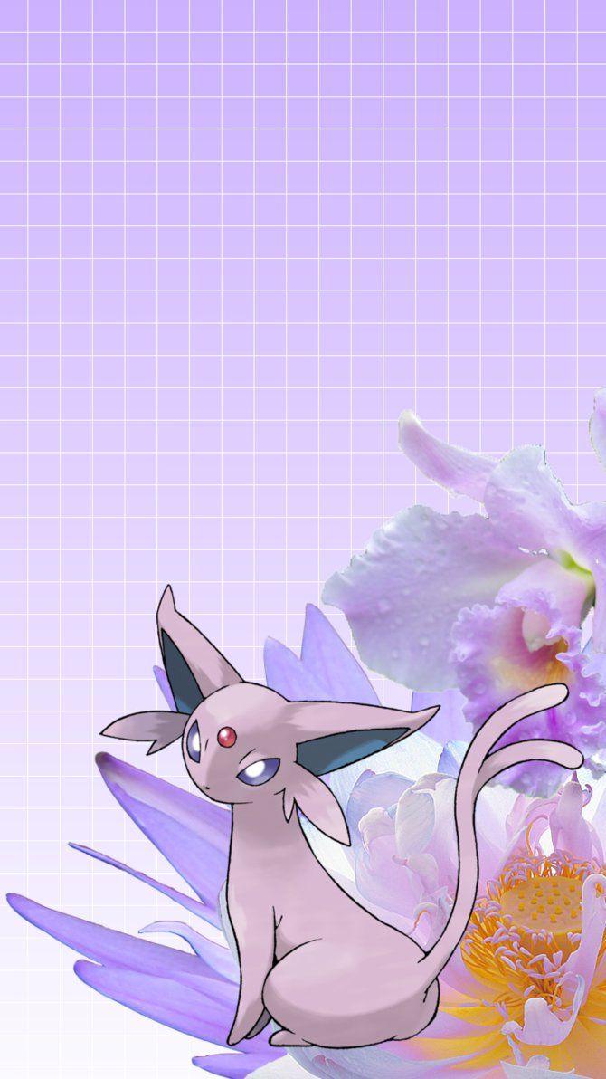 670x1192 Mega Espeon Wallpaper