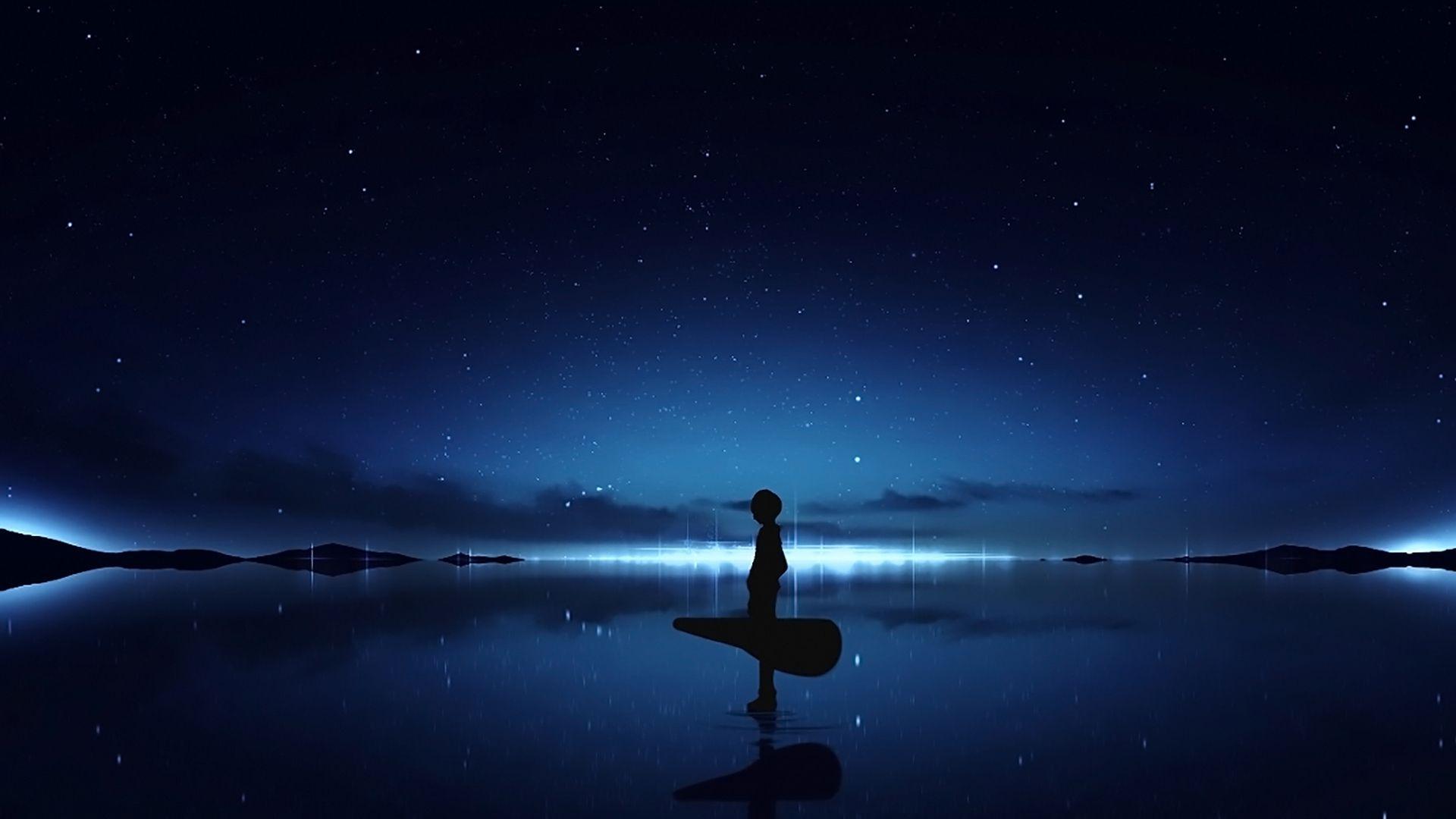 1920x1080 Anime Original Alone Boy 1080P Laptop Full HD Wallpaper, HD Anime 4K Wallpaper, Image, Photo and Background