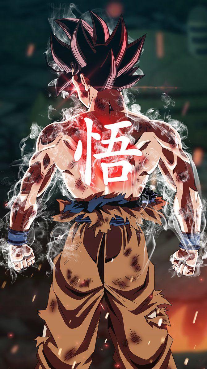 670x1191 Goku New Form Wallpaper